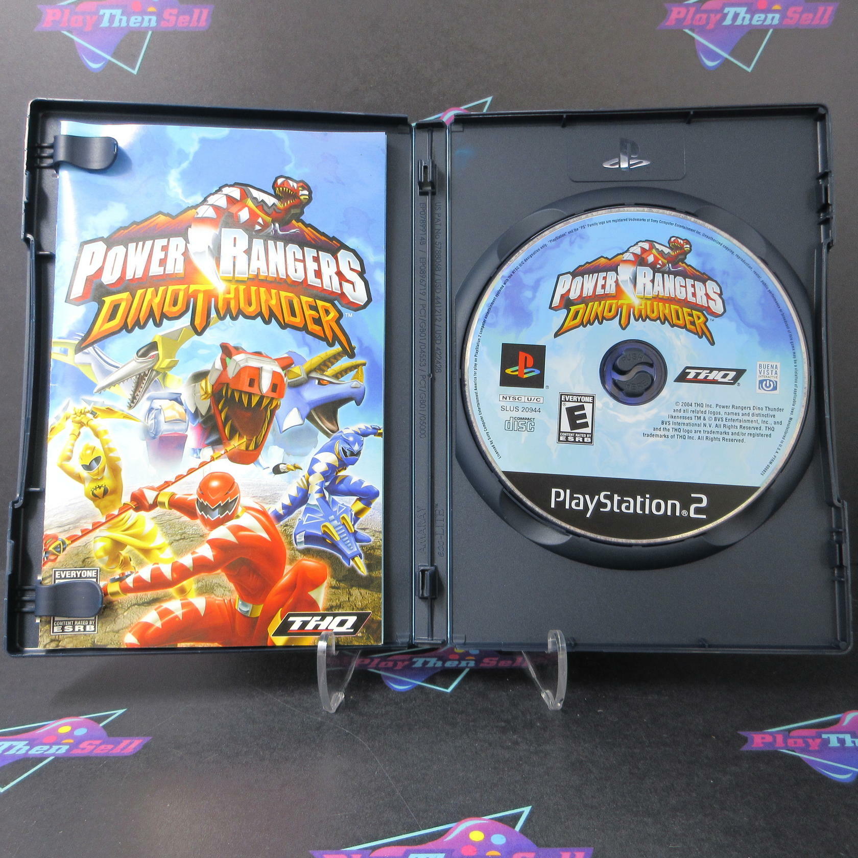 Power Rangers Dino Thunder PS2 PlayStation 2 AD Complete CIB - Very Good