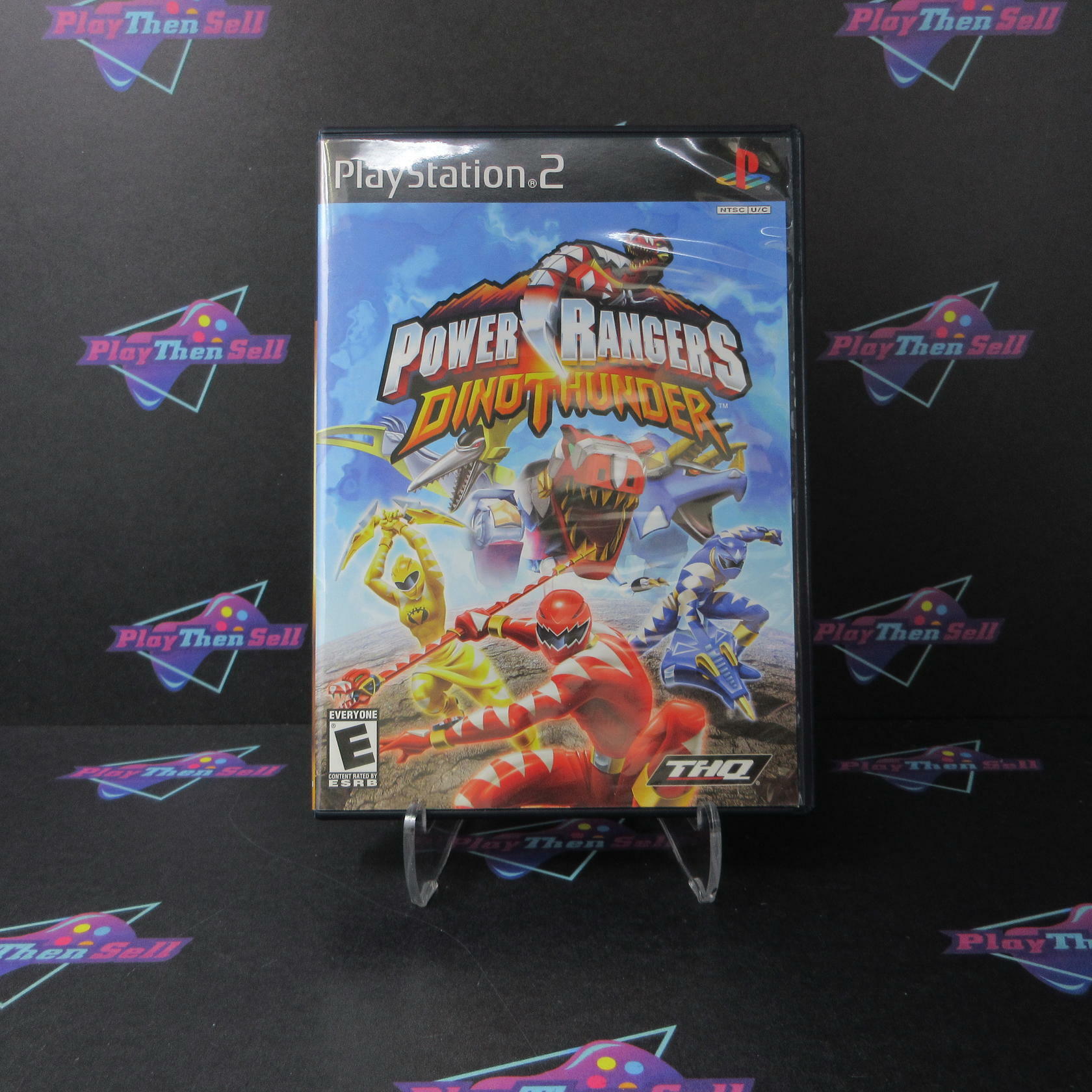 Power Rangers Dino Thunder PS2 PlayStation 2 AD Complete CIB - Very Good