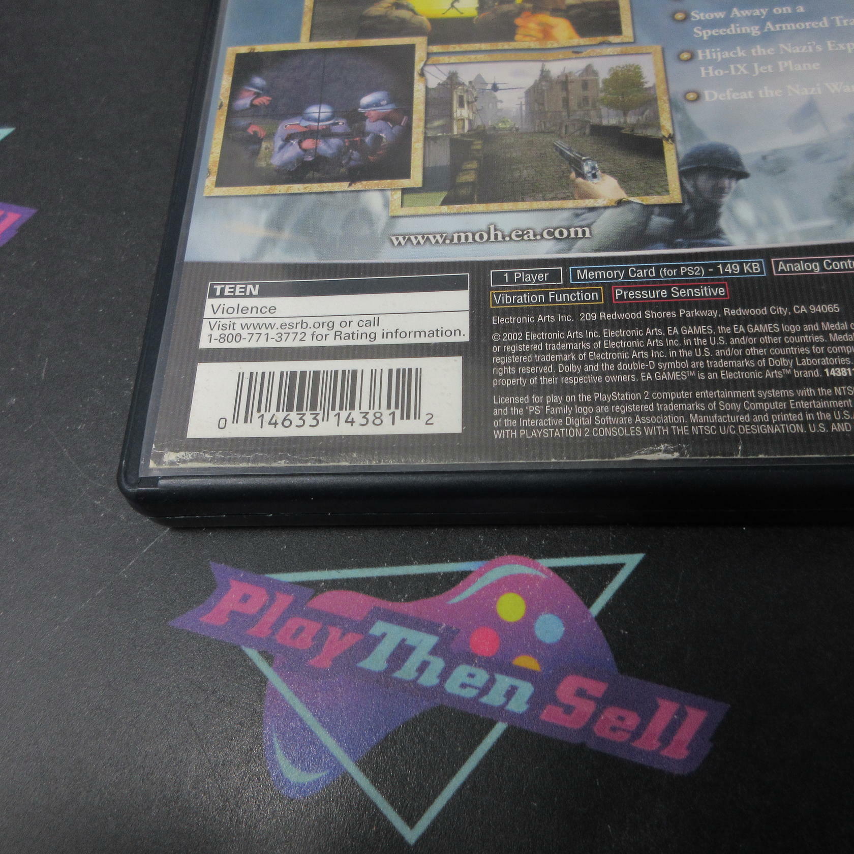 Medal of Honor Frontline PS2 PlayStation 2 AD/NM - Very Good