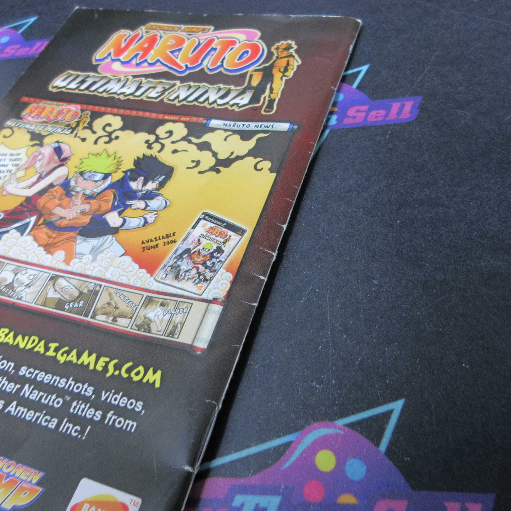 Naruto Ultimate Ninja GH Disc PS2 PlayStation 2 AD/MD Complete CIB - Very Good