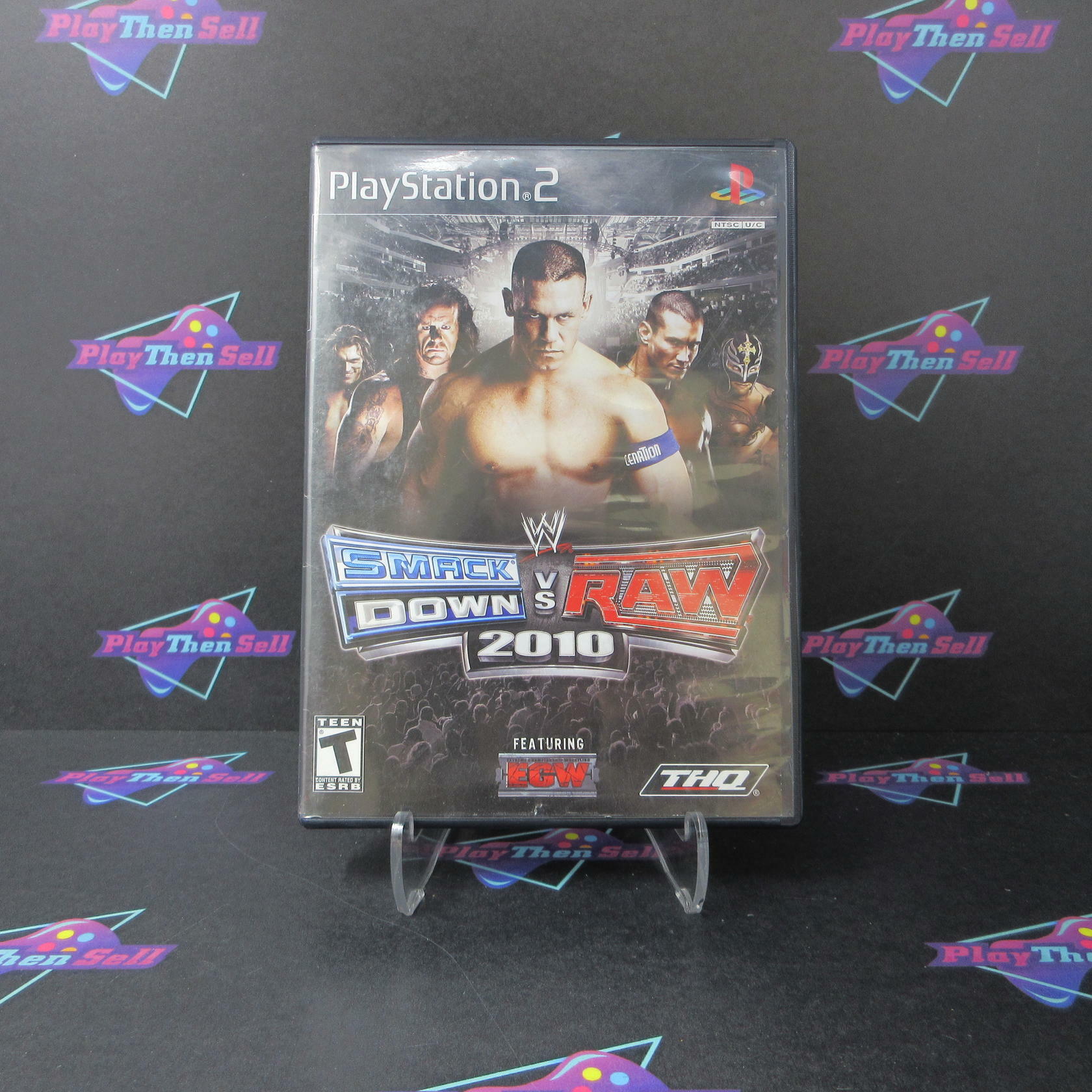 WWE SmackDown vs. Raw 2010 PS2 PlayStation 2 AD/NM - Very Good