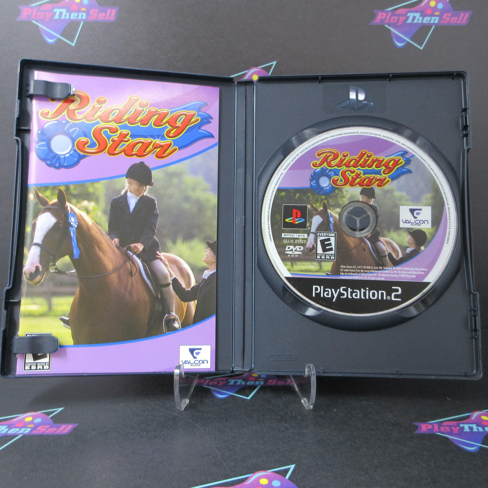 Riding Star PS2 PlayStation 2 AD Complete CIB - Very Good