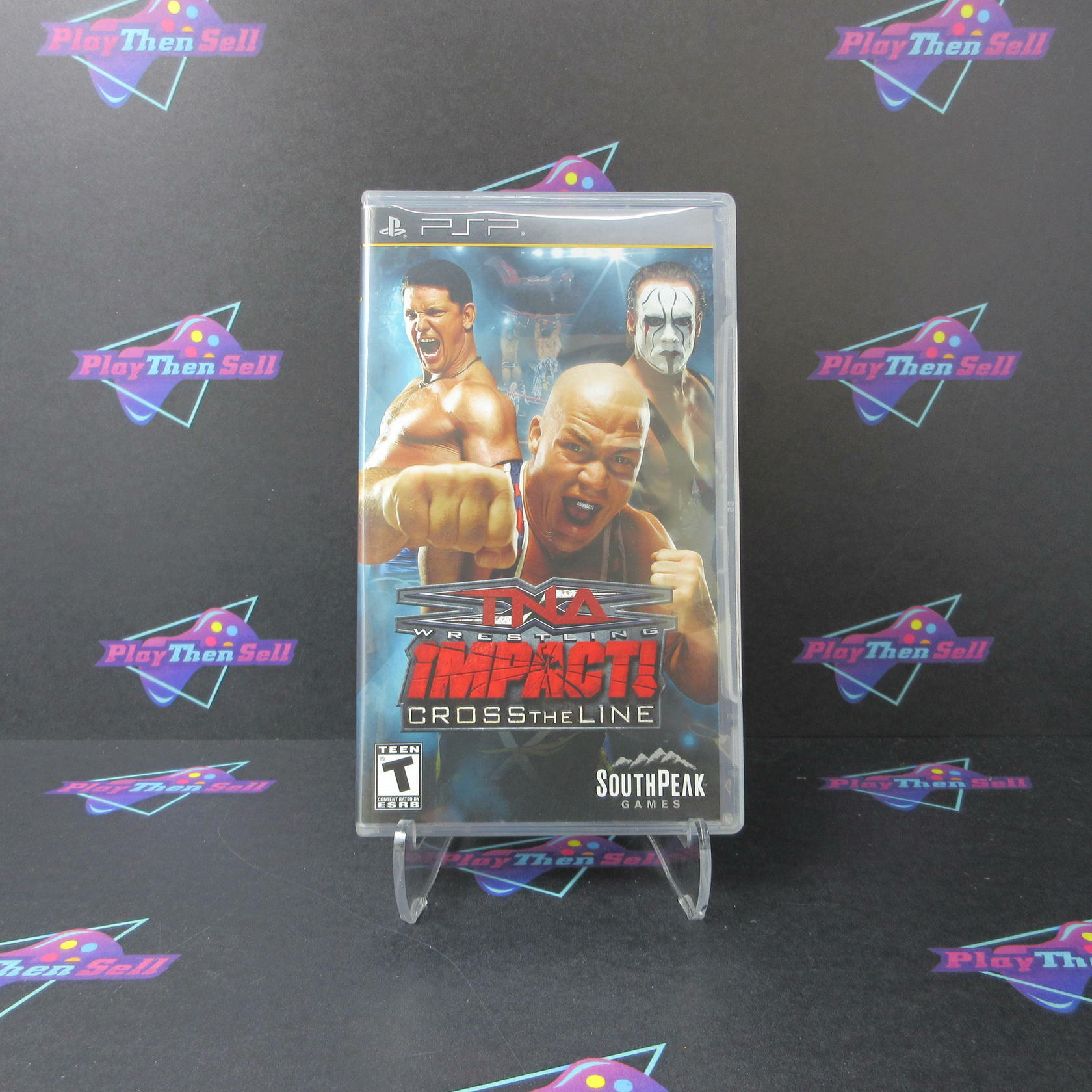 TNA Impact Cross the Line Sony PSP - Like New