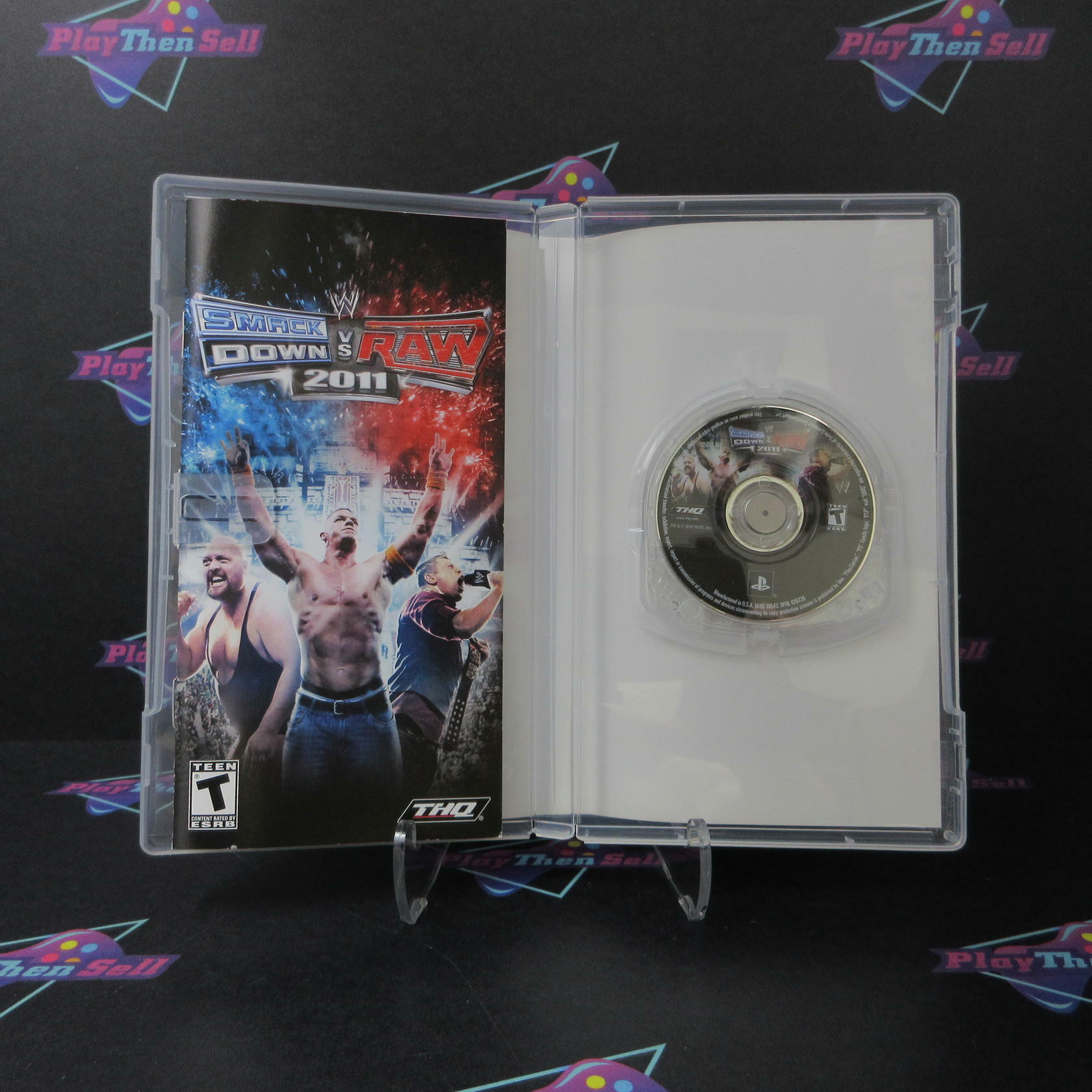 WWE SmackDown vs Raw 2011 Sony PSP Clear UMD - Like New