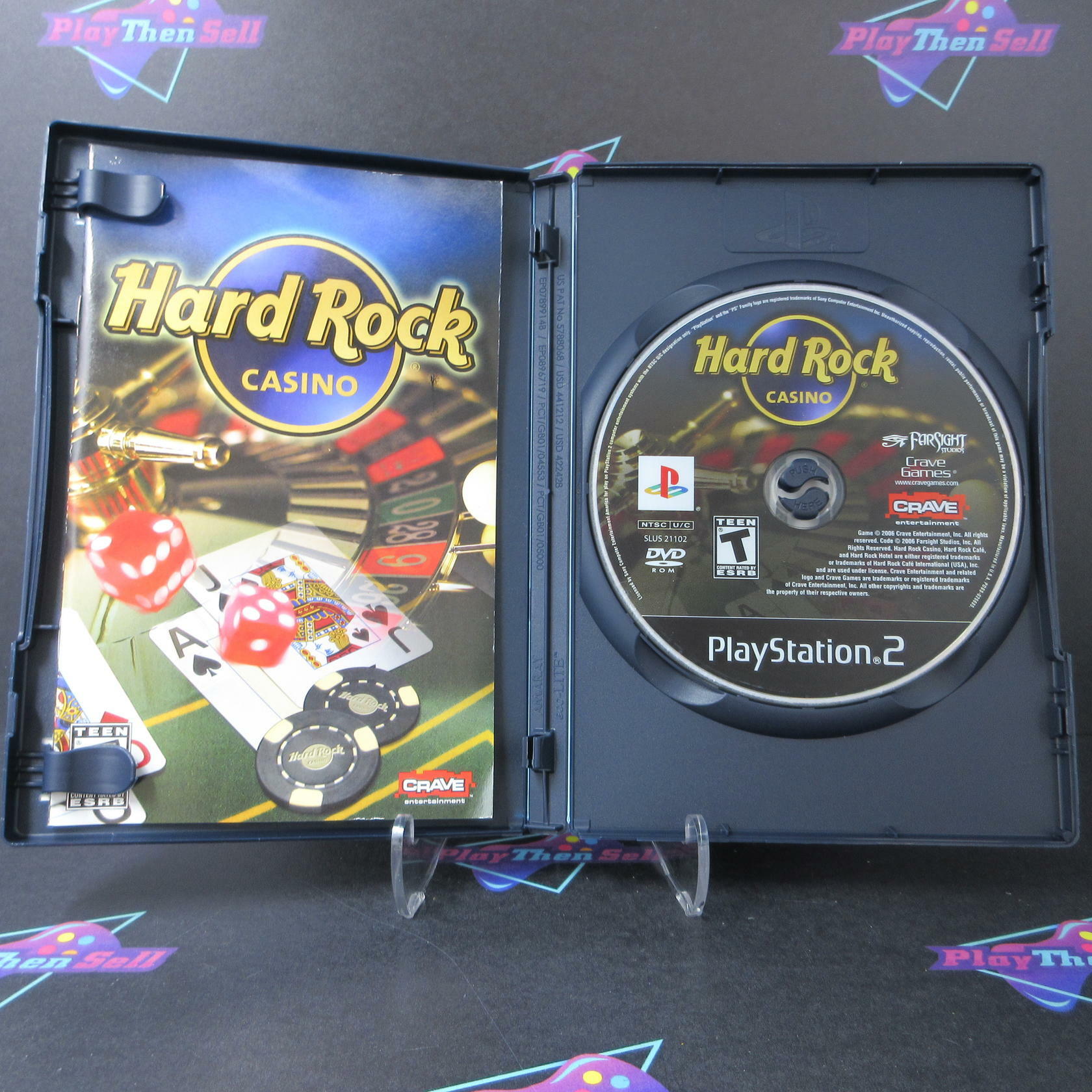 Hard Rock Casino PS2 PlayStation 2 AD/MD Complete CIB - Very Good