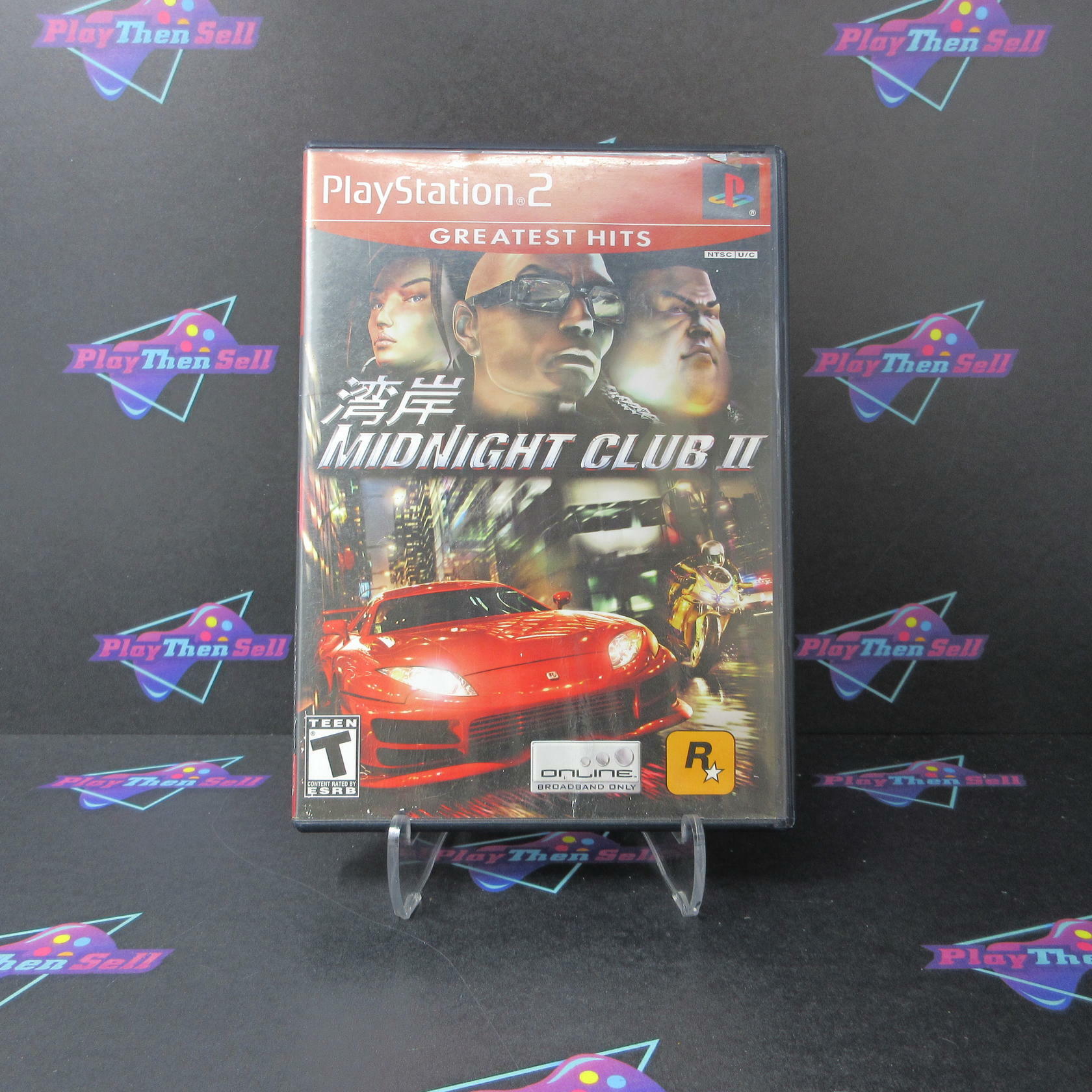 Midnight Club 2 II GH PS2 PlayStation 2 AD/NM - Very Good
