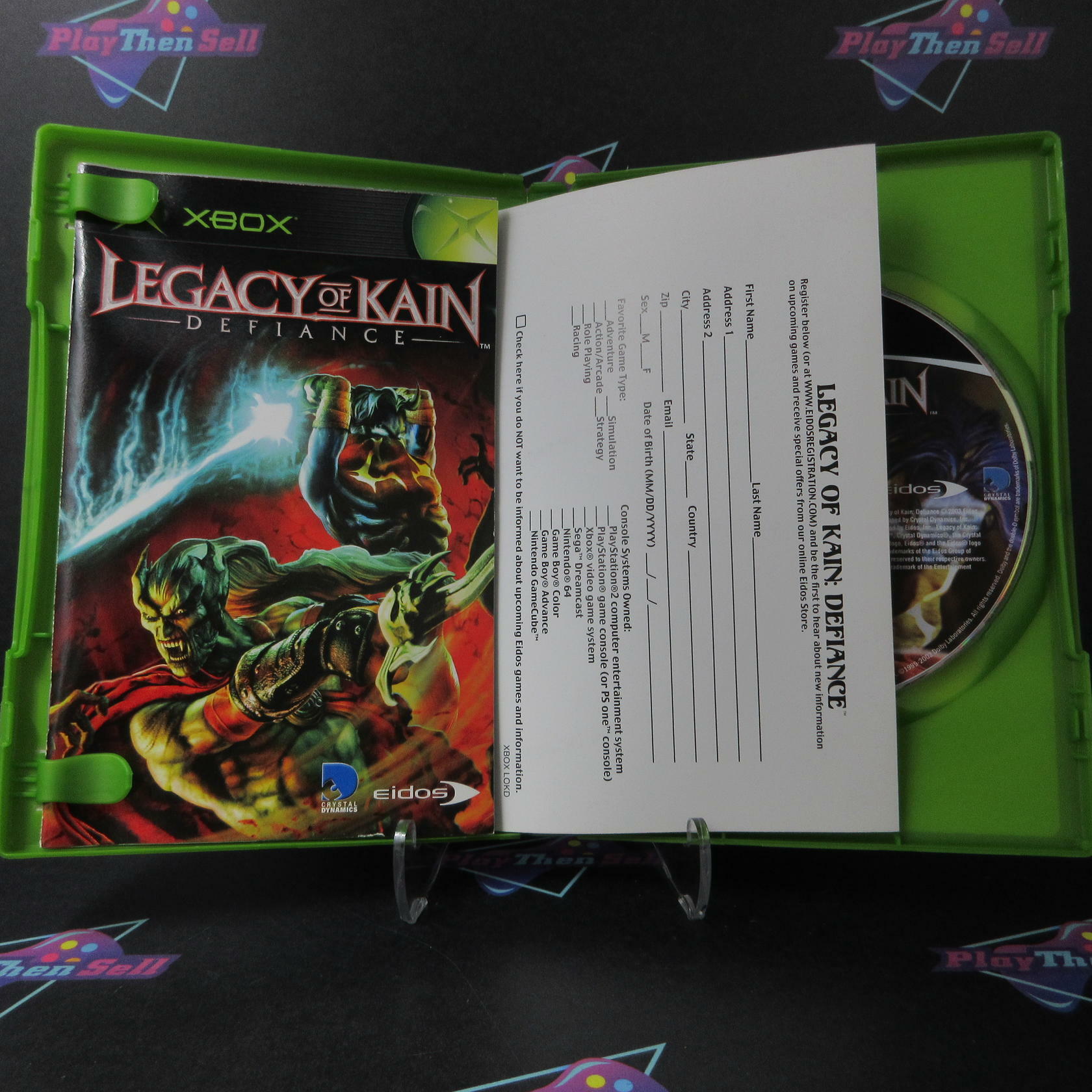 Legacy of Kain Defiance Xbox + Reg Card - Like New