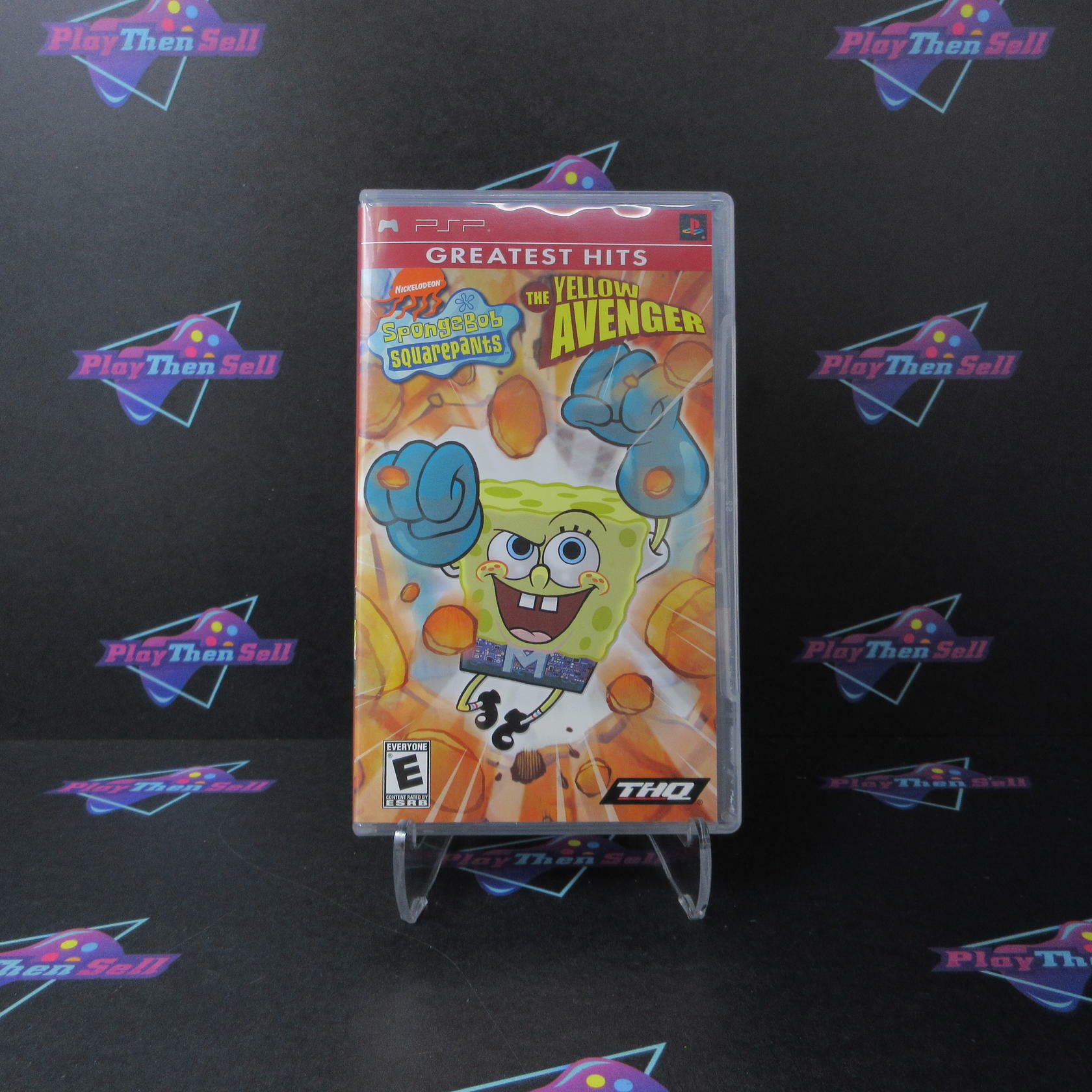 Spongebob Squarepants The Yellow Avenger Sony PSP GH - Like New