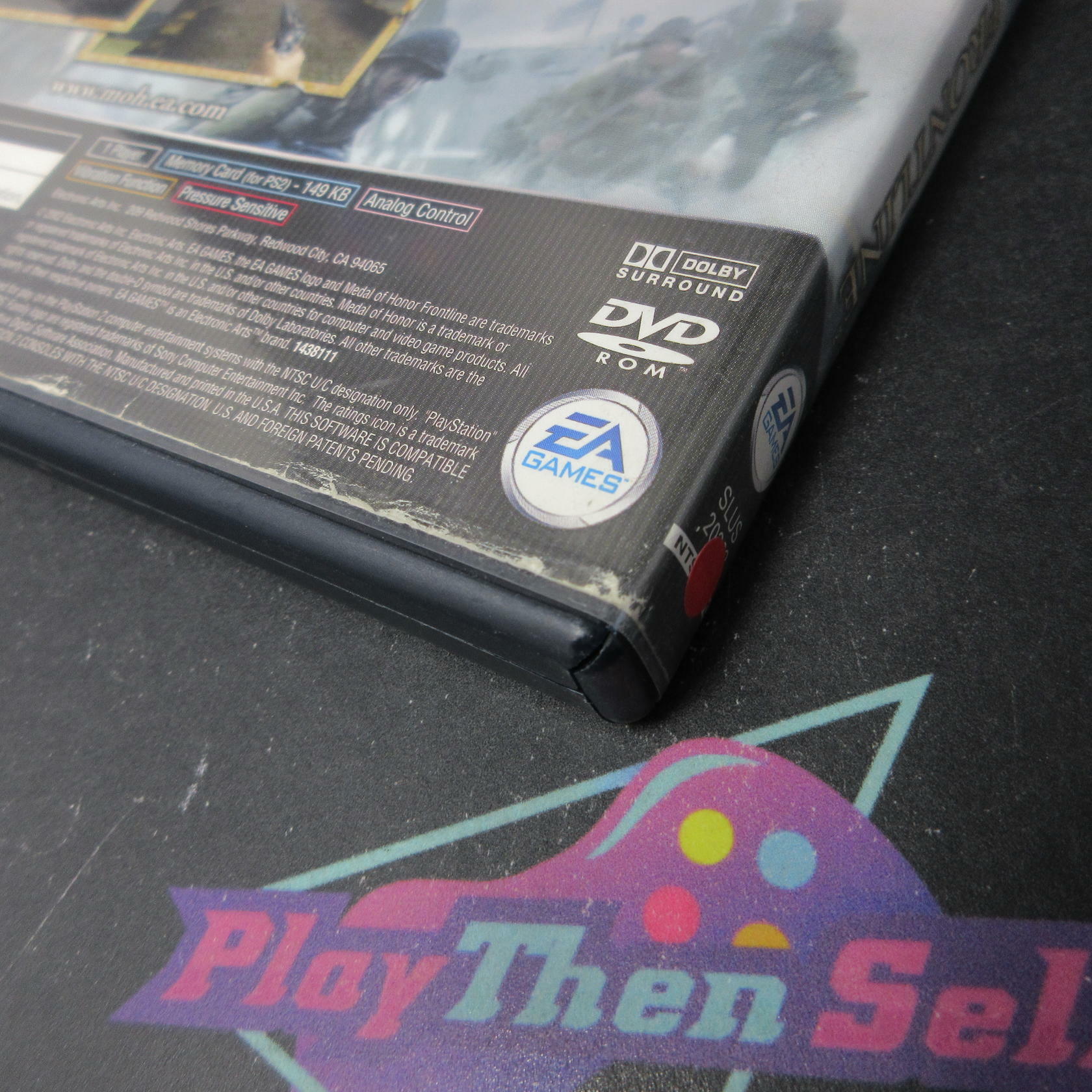 Medal of Honor Frontline PS2 PlayStation 2 AD/NM - Very Good