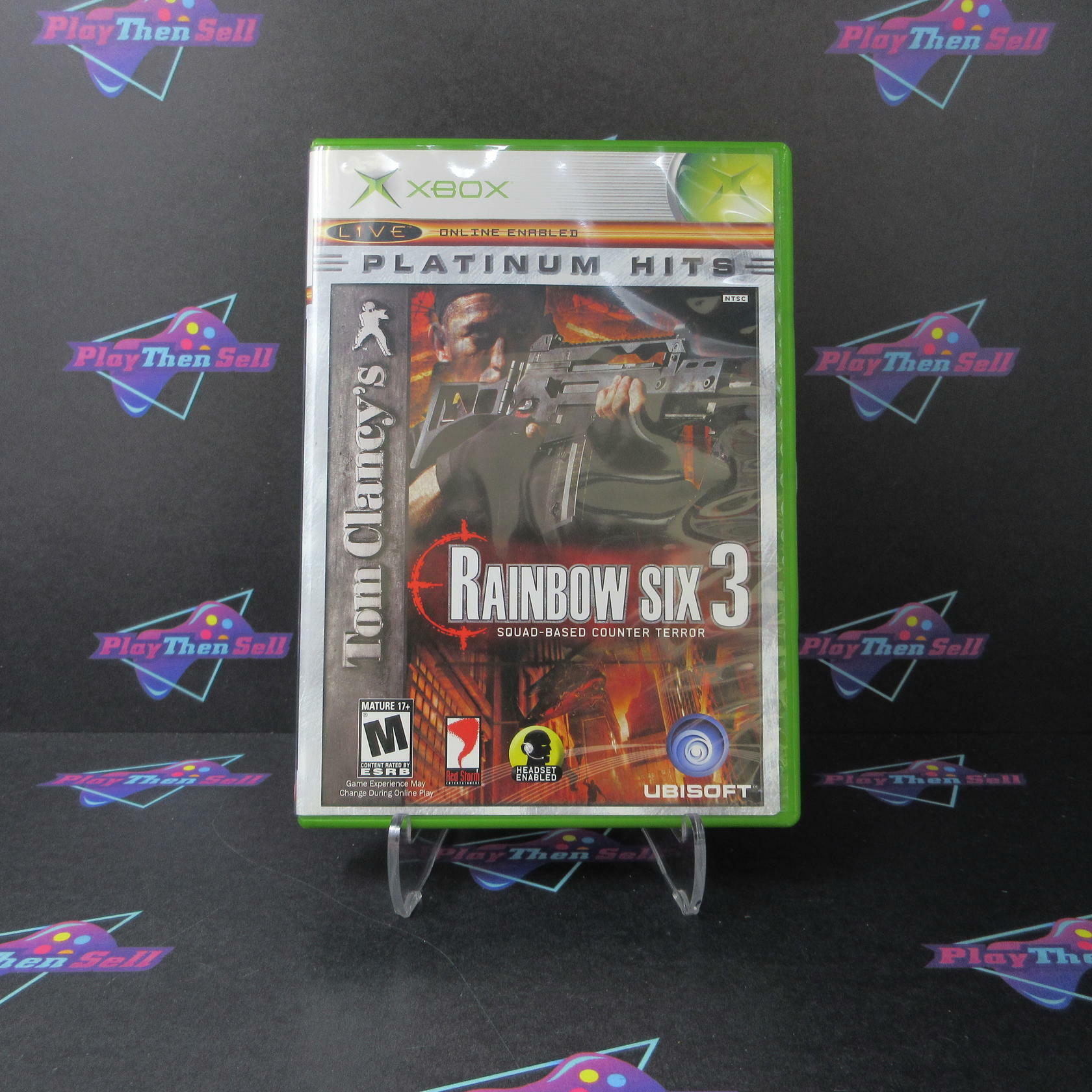 Rainbow Six 3 Squad-Based Counter Terror PH Xbox MD Complete CIB - Very Good