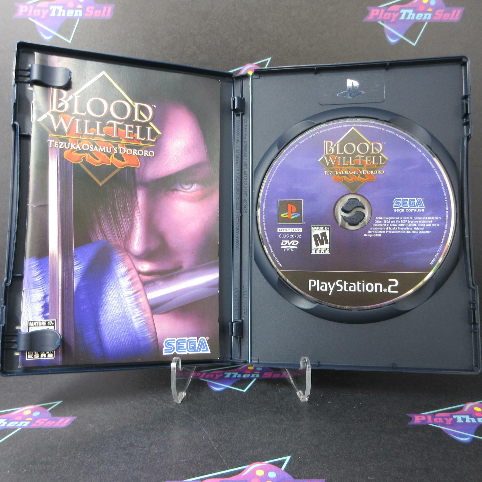 Blood Will Tell Tezuka Osamu's Dororo PS2 PlayStation 2 + Reg Card - Like New