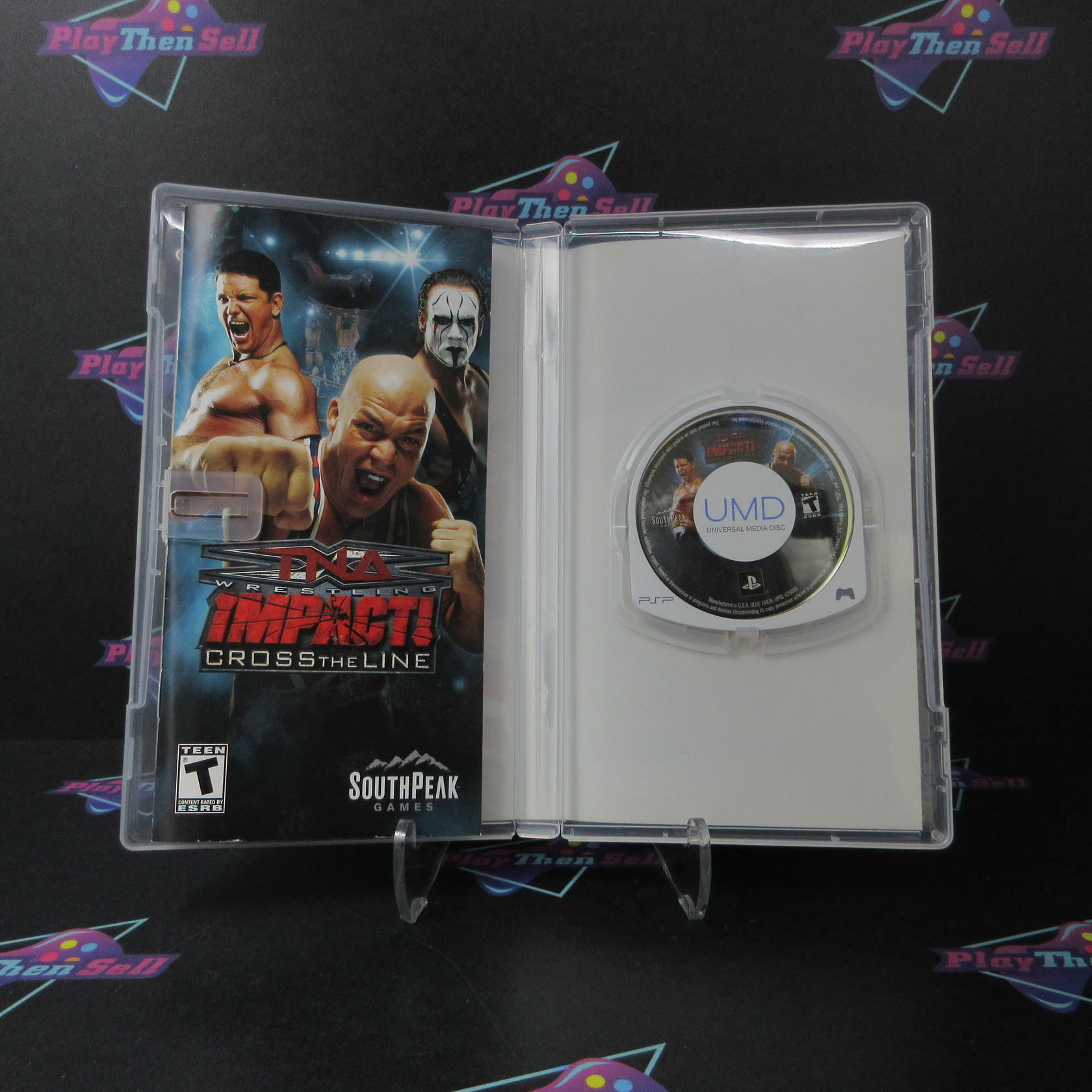 TNA Impact Cross the Line Sony PSP - Like New