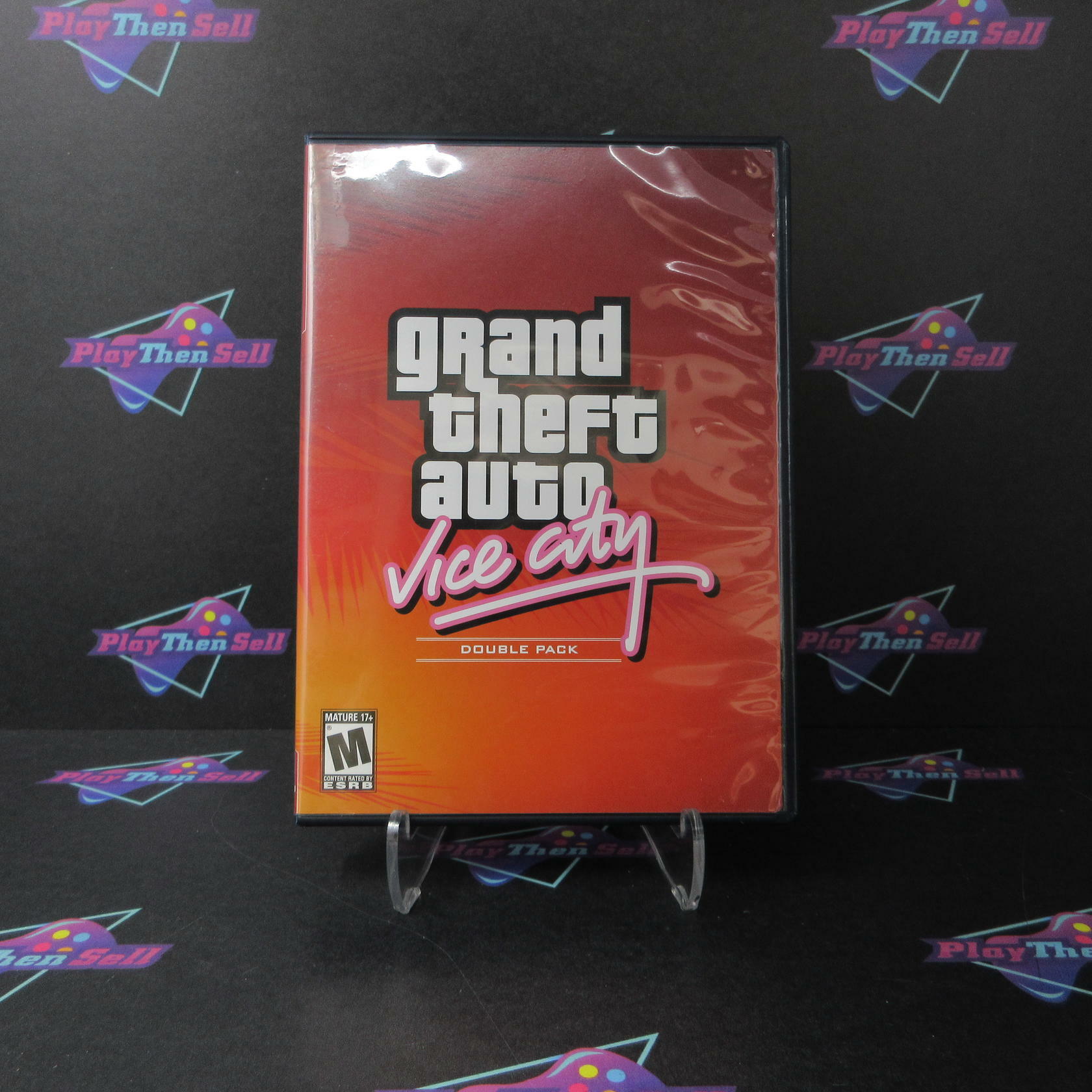 Grand Theft Auto Vice City Double Pack PS2 PlayStation 2 Greatest Hits + Map - Like New