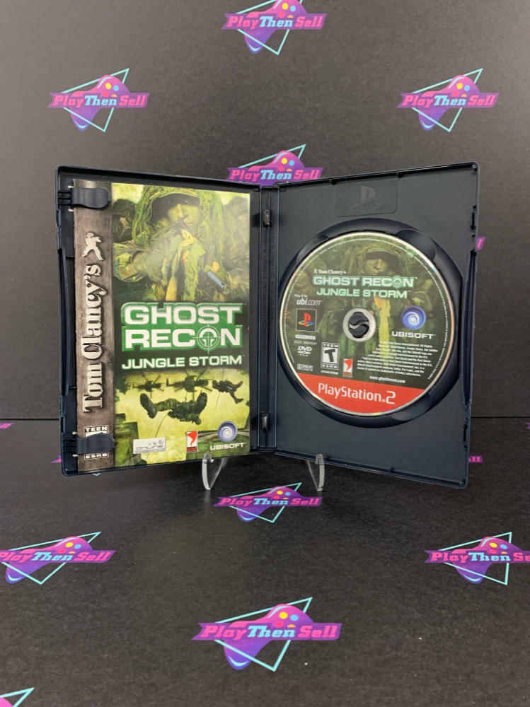 Tom Clancy's Ghost Recon Jungle Storm PS2 Greatest Hits + Reg Card - Like New