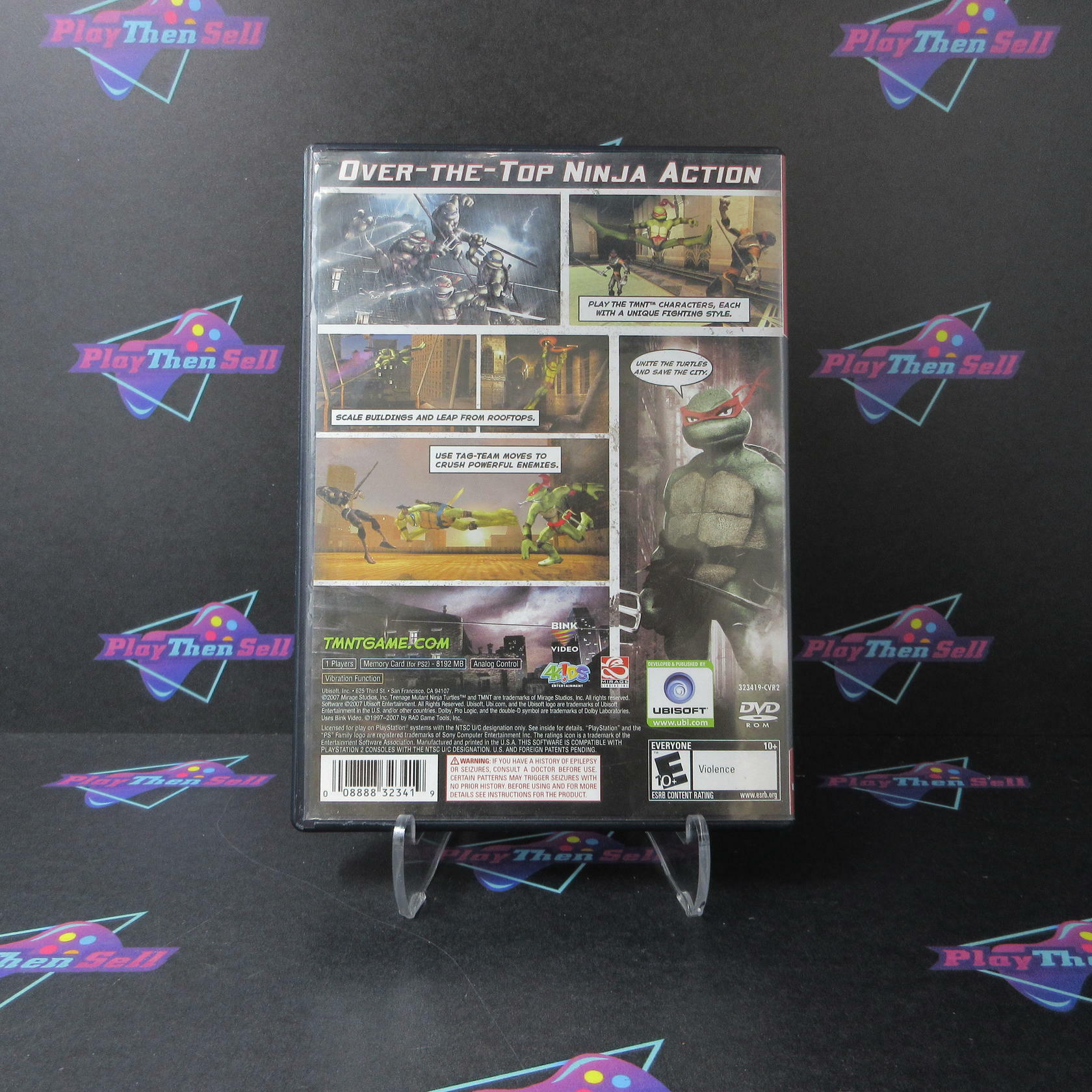 TMNT GH PS2 PlayStation 2 AD/MD Complete CIB - Very Good