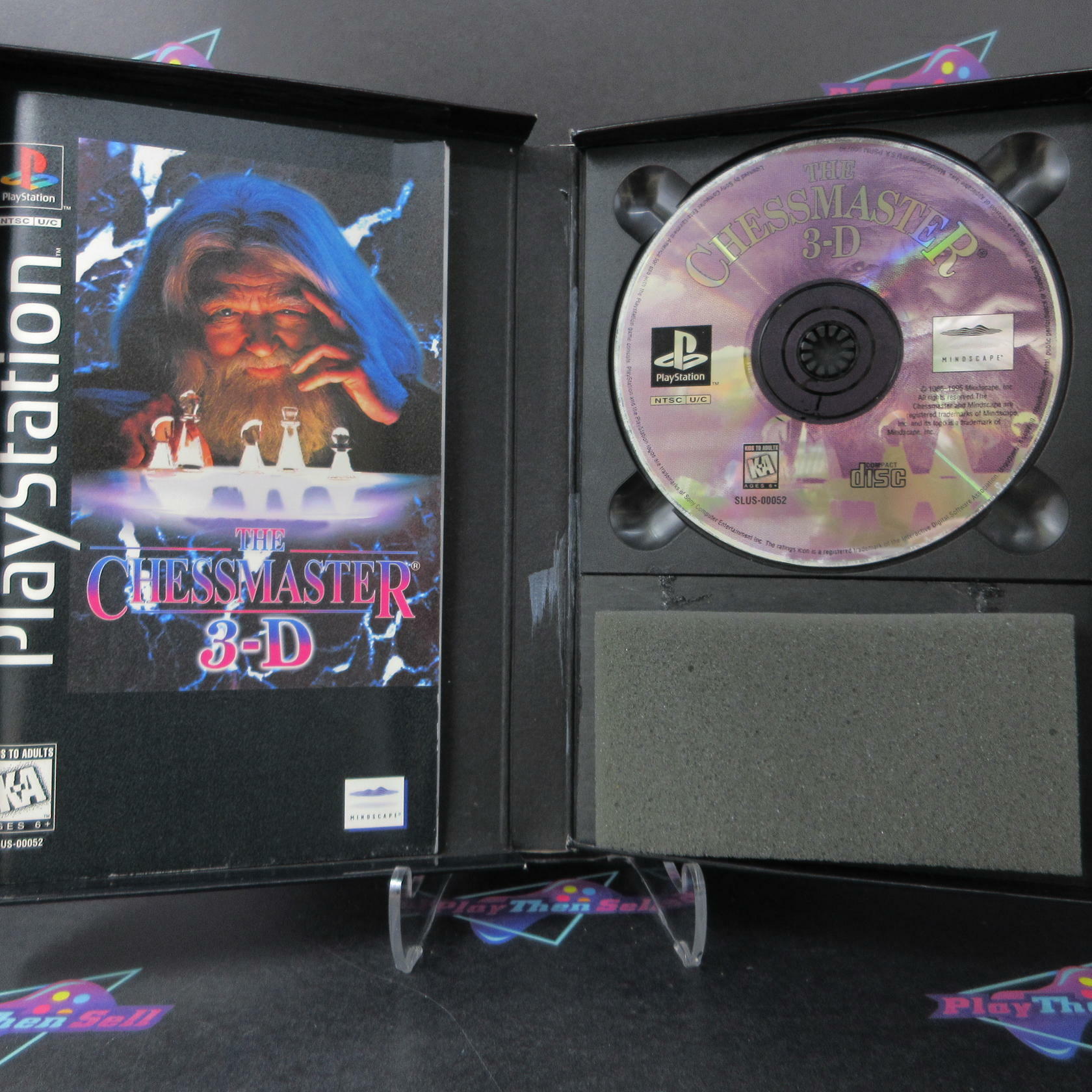 Chessmaster 3-D Longbox PS1 PlayStation 1 - Like New