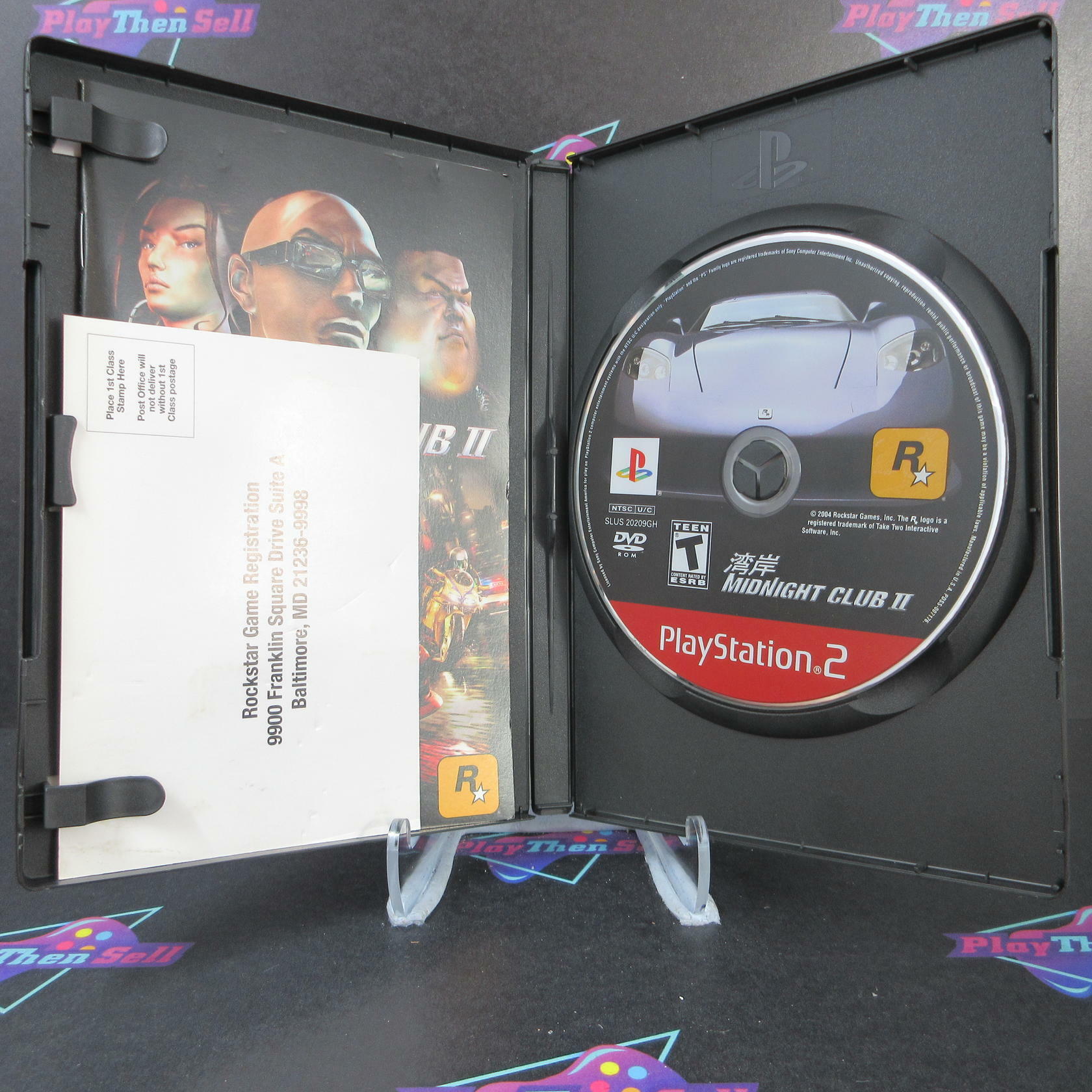 Midnight Club 2 PS2 PlayStation 2 Greatest Hits + Reg Card - Like New