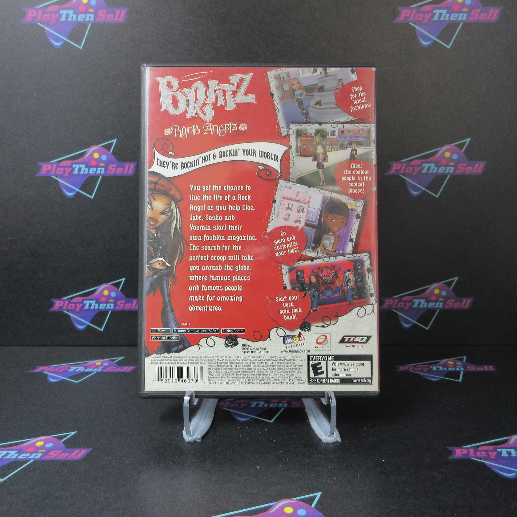 Bratz Rock Angelz PS2 PlayStation 2 AD/NM - Very Good