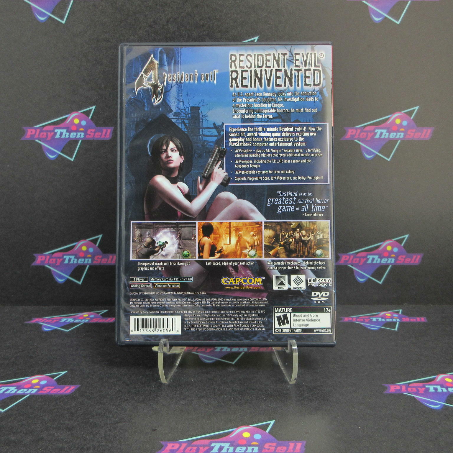 Resident Evil 4 PS2 PlayStation 2 GH - Like New