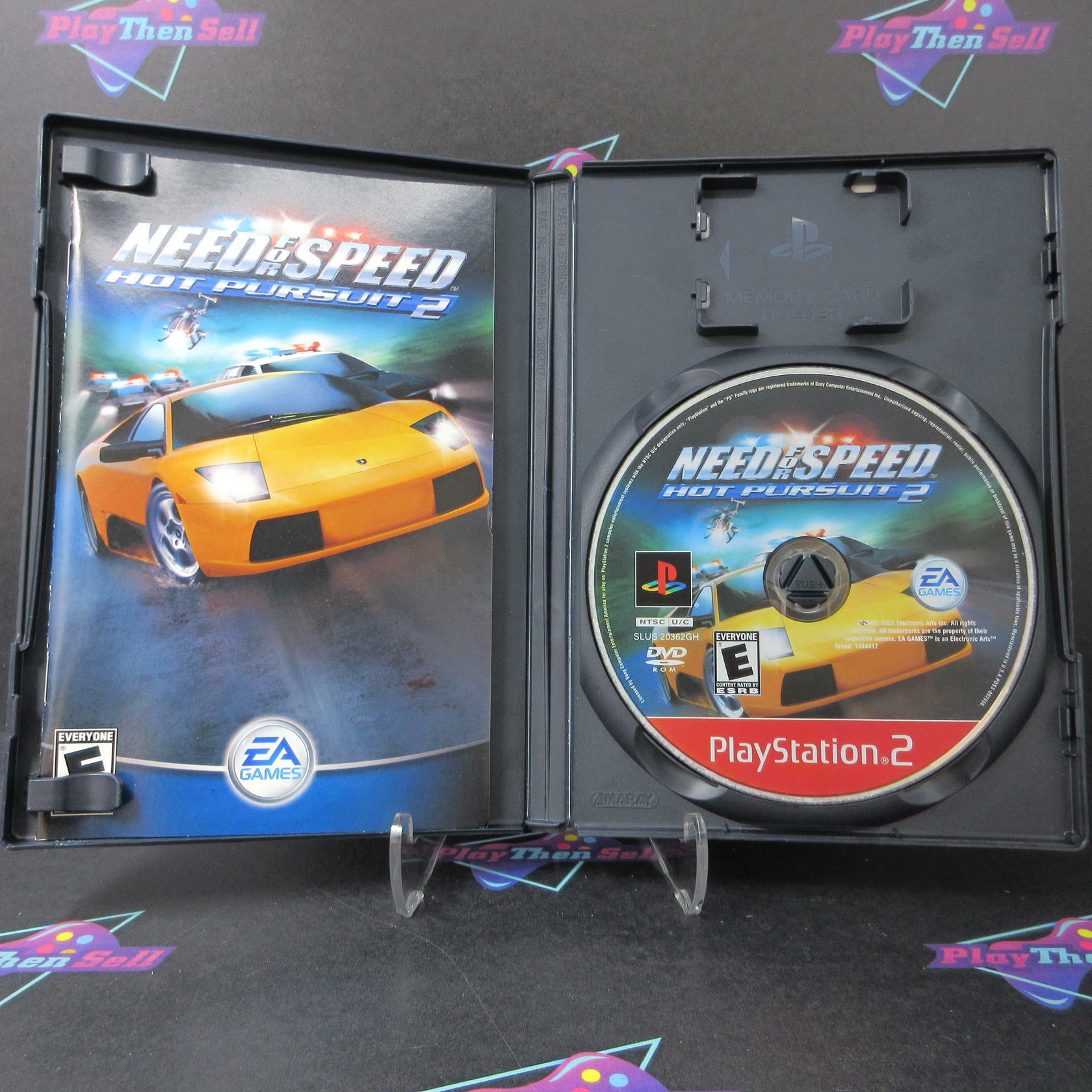 Need for Speed Hot Pursuit 2 GH PS2 PlayStation 2 AD Complete CIB - Very Good