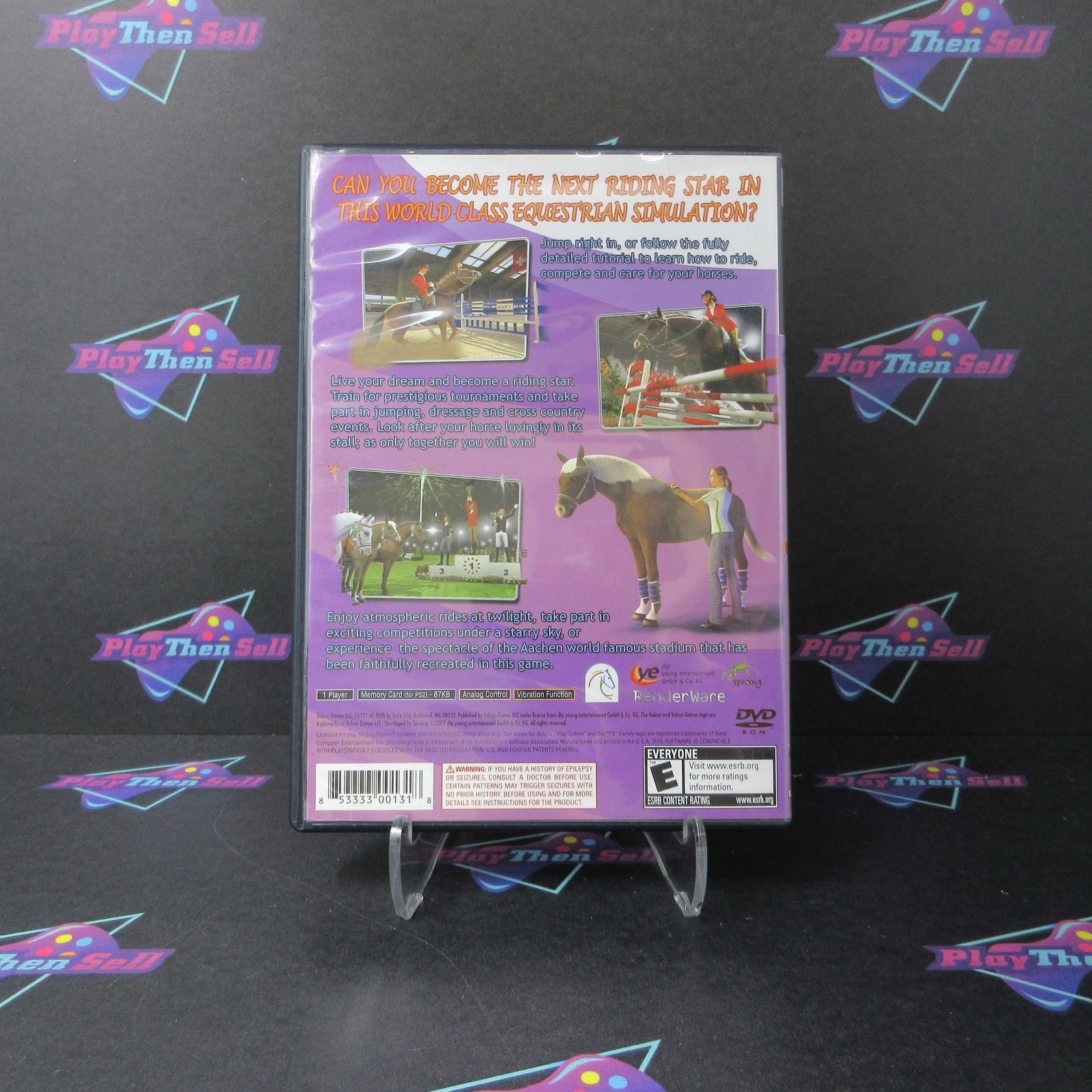Riding Star PS2 PlayStation 2 AD Complete CIB - Very Good