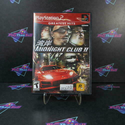 Midnight Club 2 PS2 PlayStation 2 Greatest Hits + Reg Card - Like New