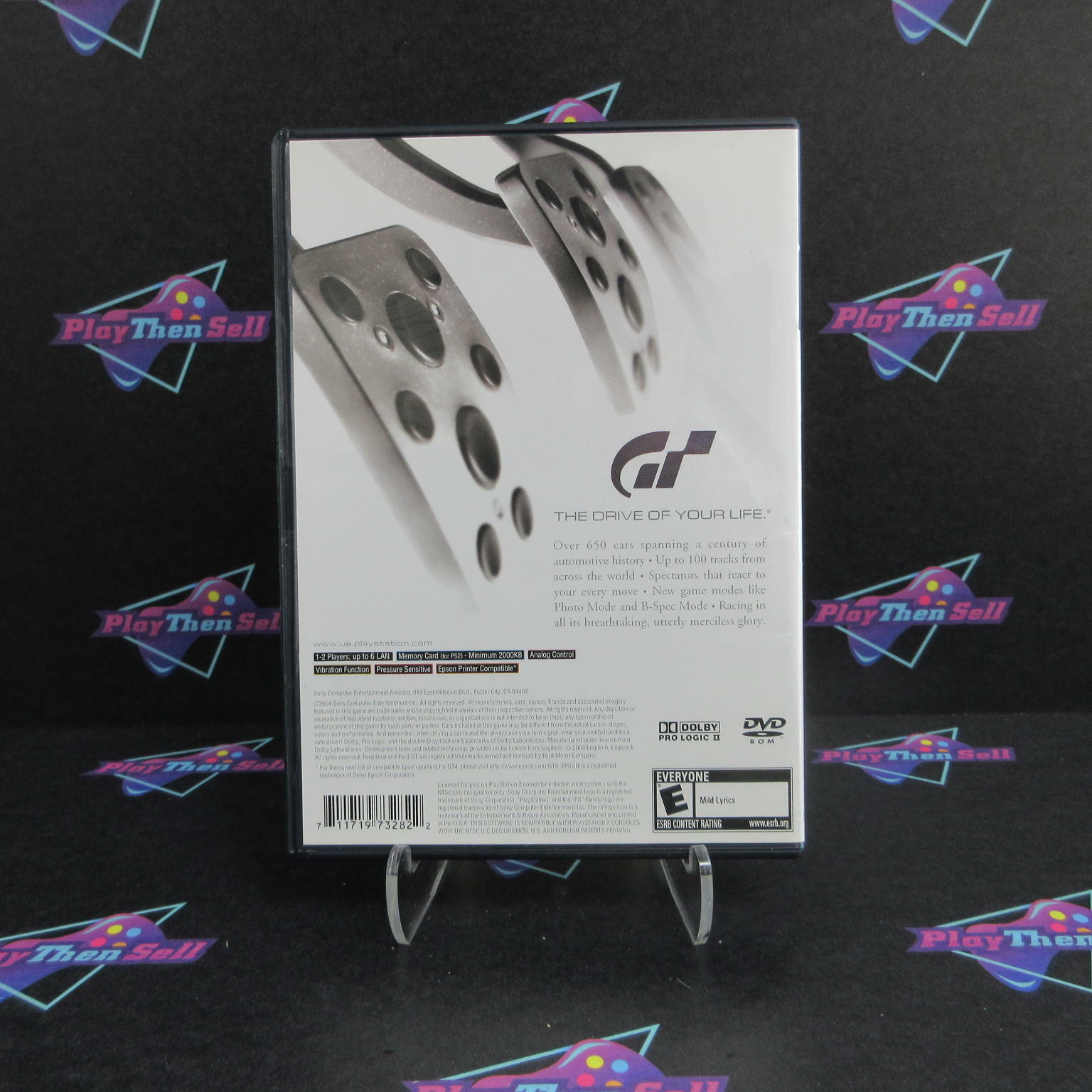 Gran Turismo 4 PS2 PlayStation 2 + Reg Card - Like New