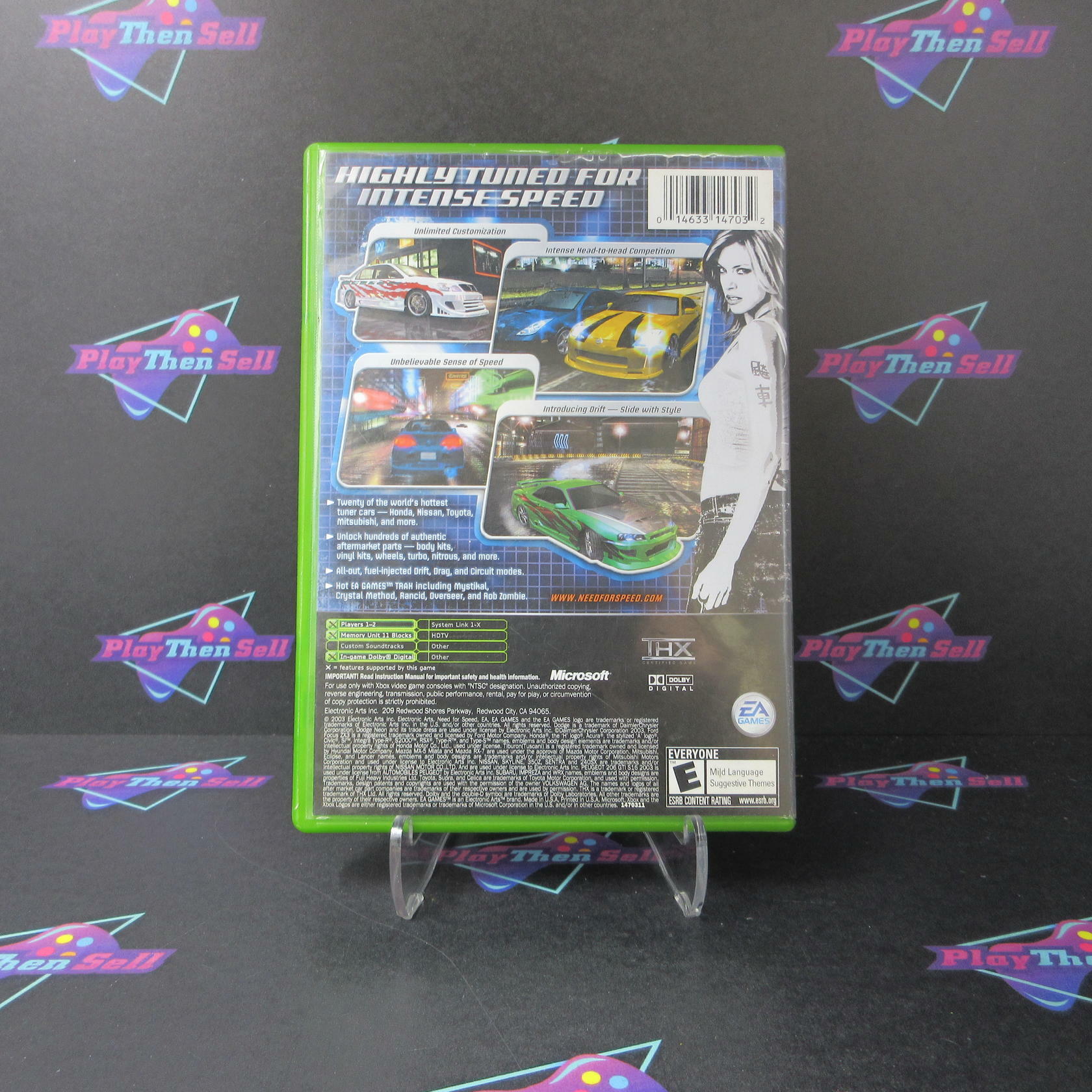 Need For Speed Underground Xbox AD/DD Complete CIB - Very Good