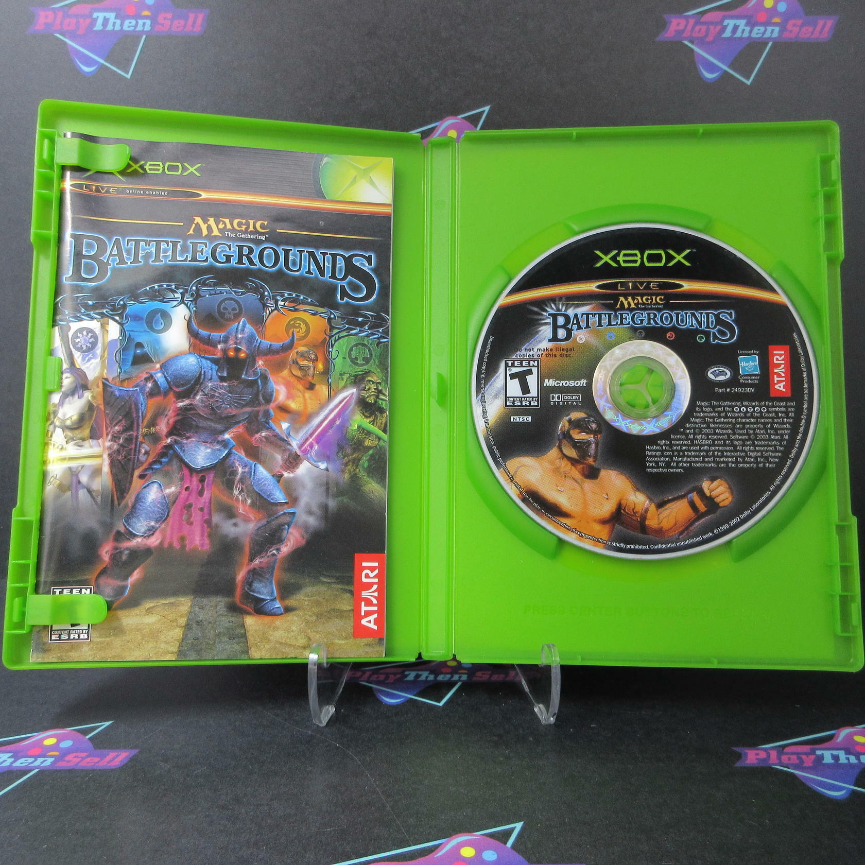 Magic the Gathering Battlegrounds Xbox AD Complete CIB - Very Good