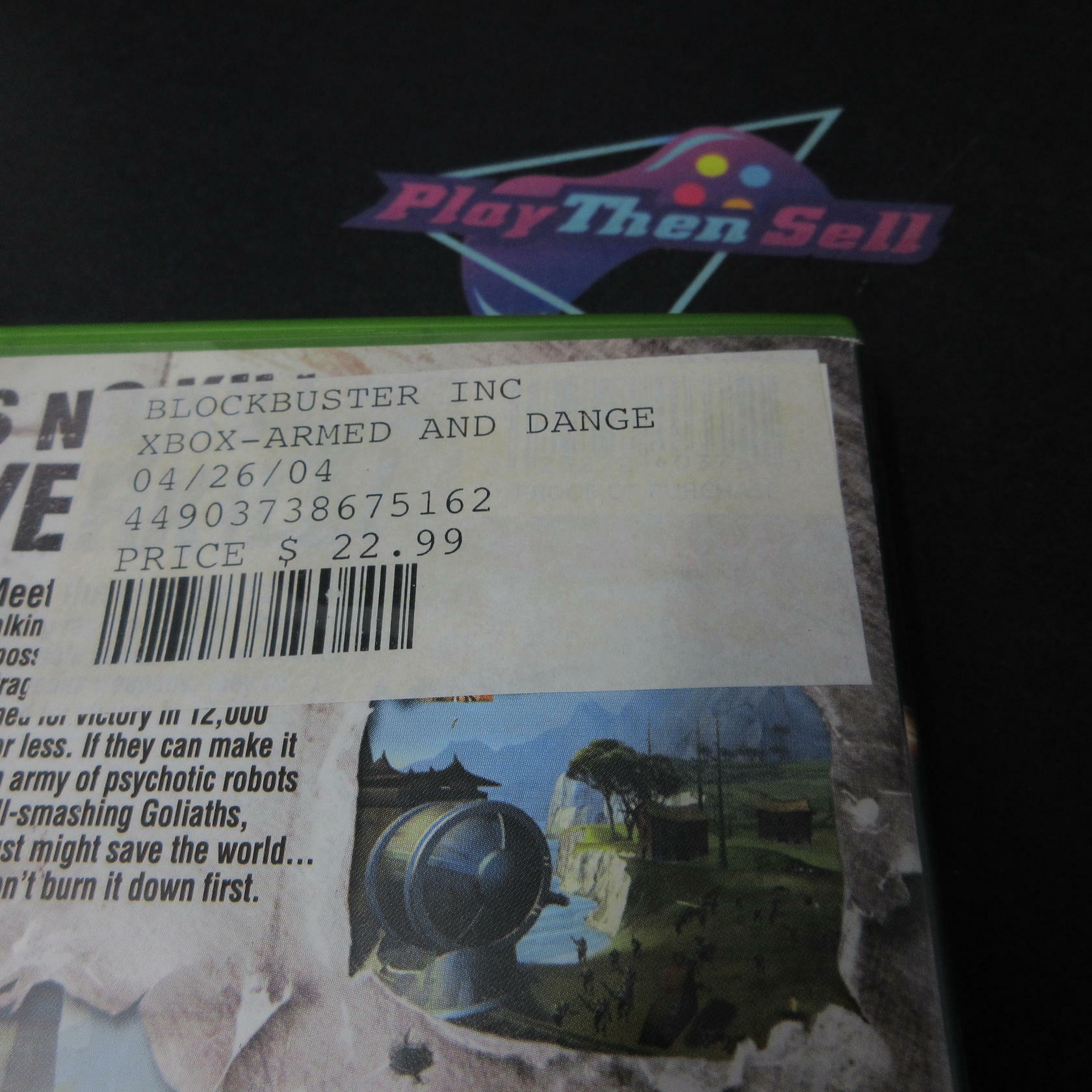 Armed and Dangerous Xbox AD/NM - Very Good