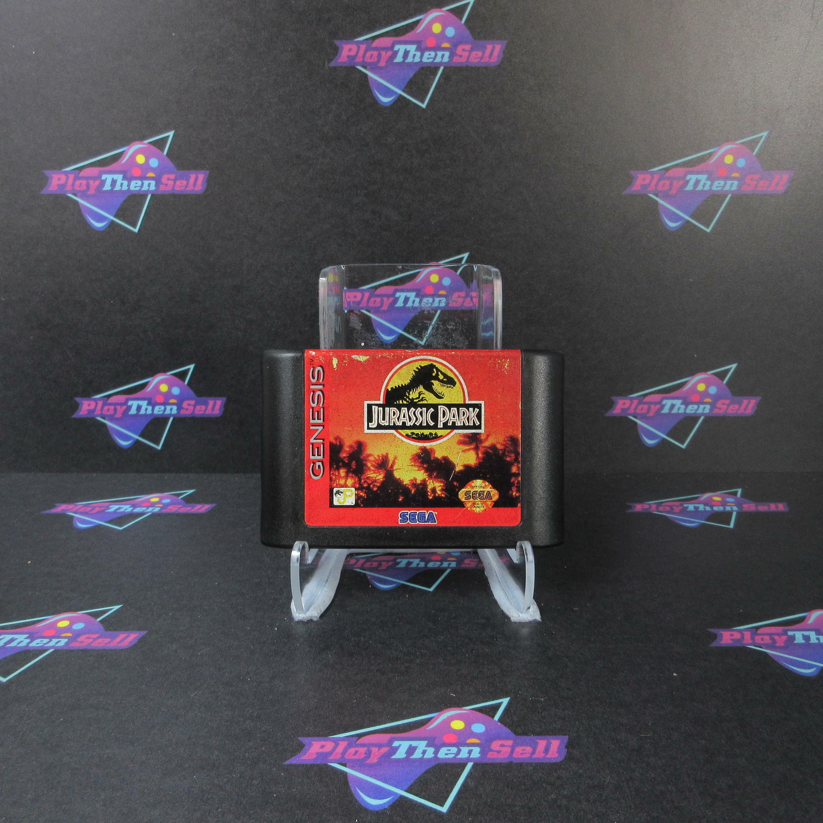 Jurassic Park Sega Genesis Cartridge Only AD Authentic / Tested - Very Good