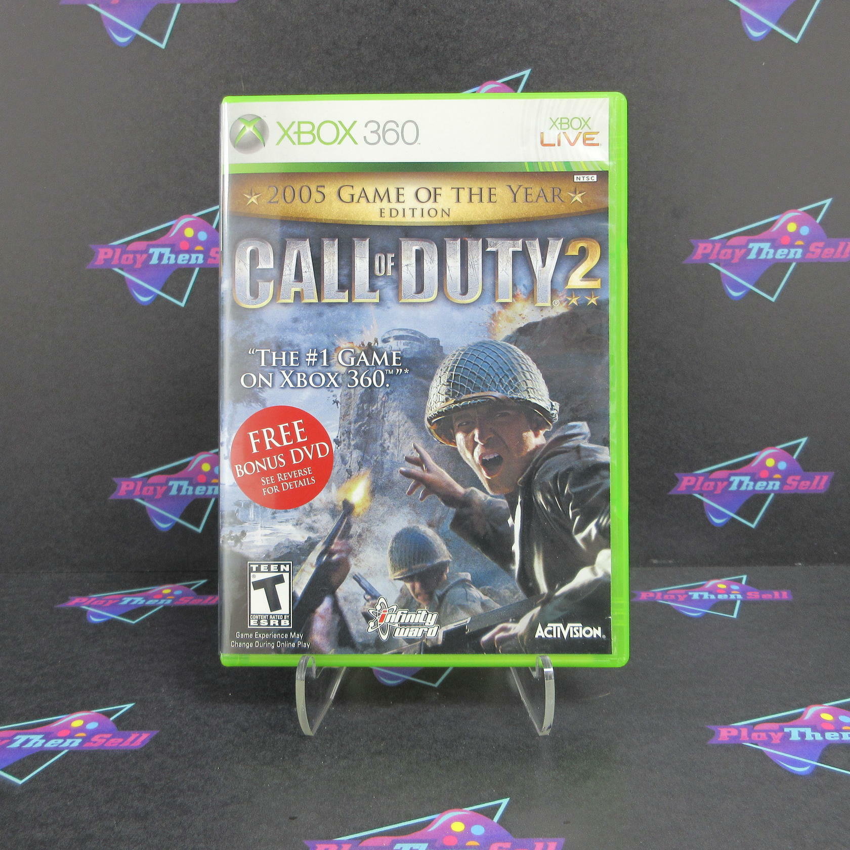 Call of Duty 2 GOTY Edition Xbox 360 + Bonus DVD - Like New