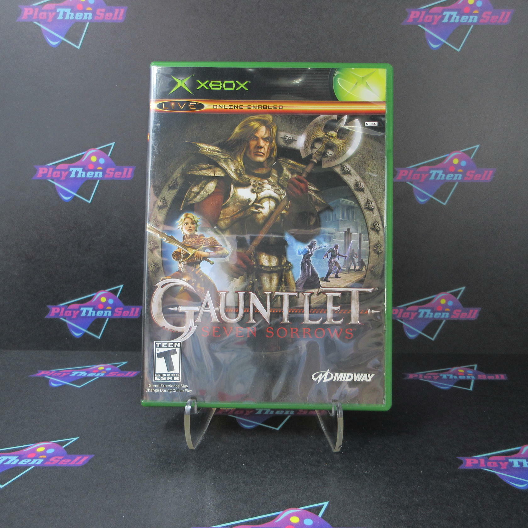 Gauntlet Seven Sorrows Xbox + Reg Card - Like New