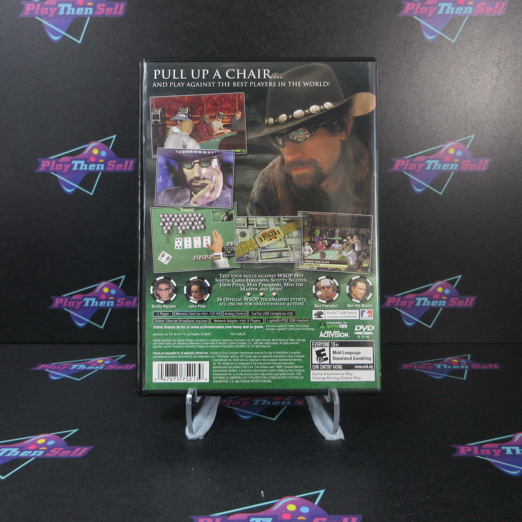 World Series of Poker PS2 PlayStation 2 + Reg Card - Like New