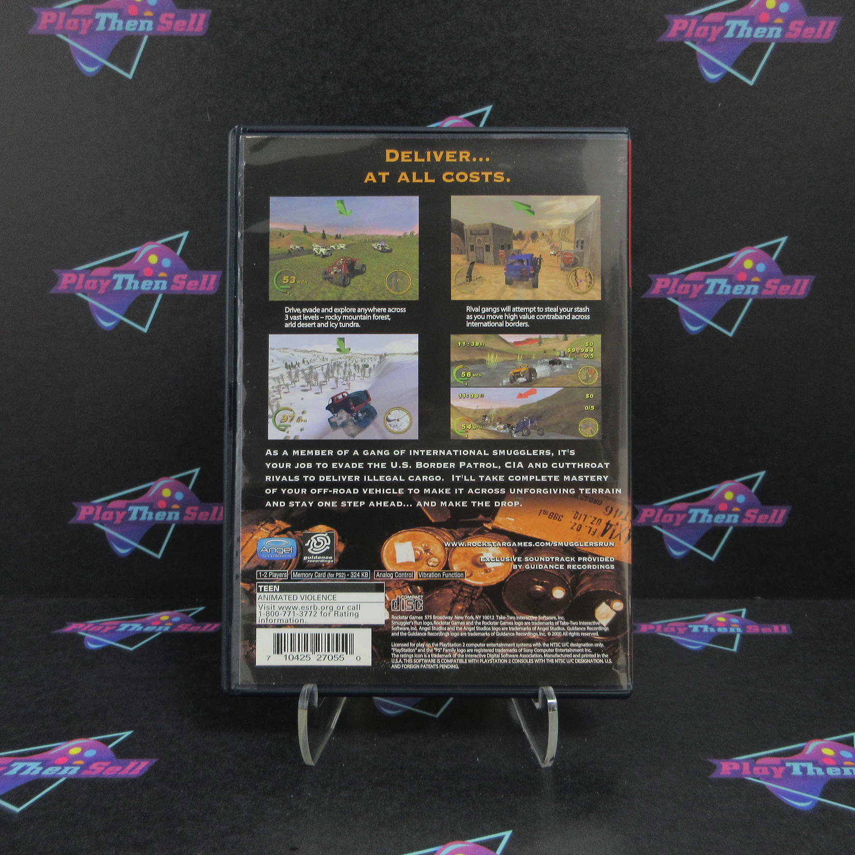 Smugglers Run PS2 PlayStation 2 GH - Like New