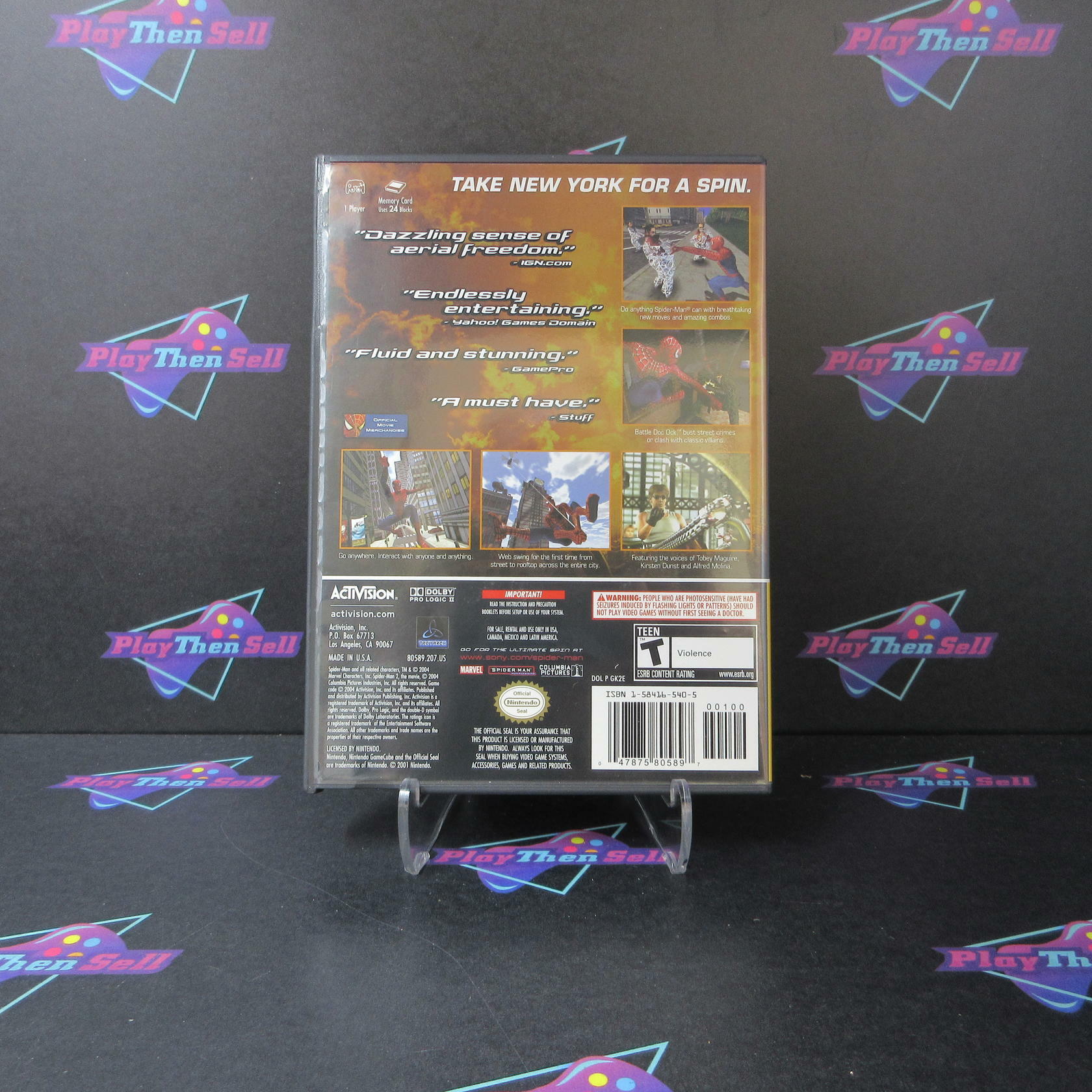 Spider-Man 2 Nintendo Gamecube Players Choice - Like New