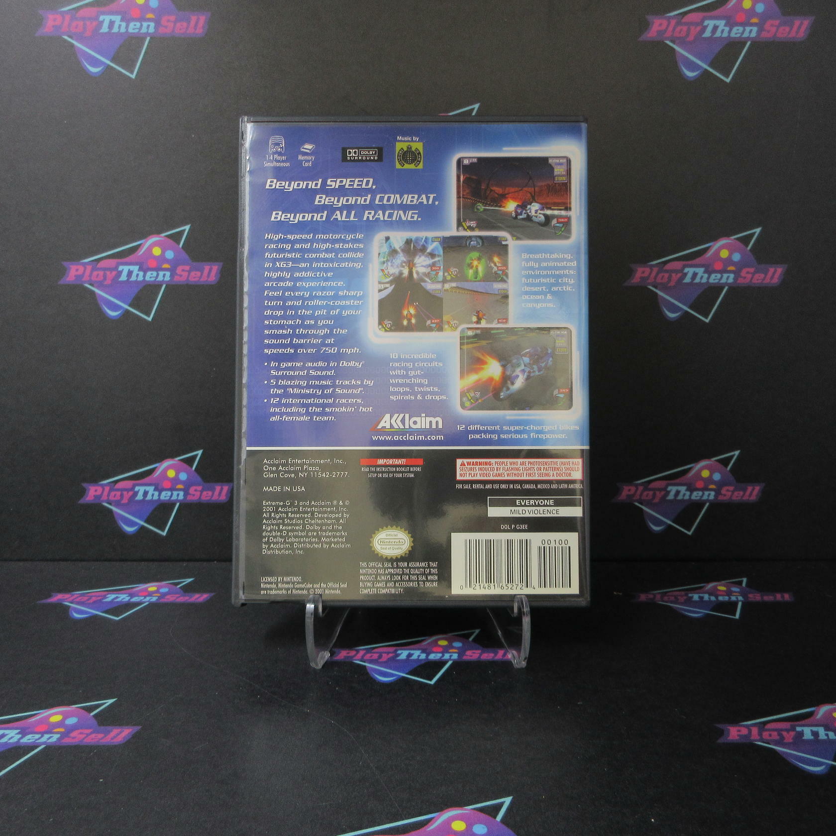 Extreme-G 3 Nintendo Gamecube + Reg Card - Like New
