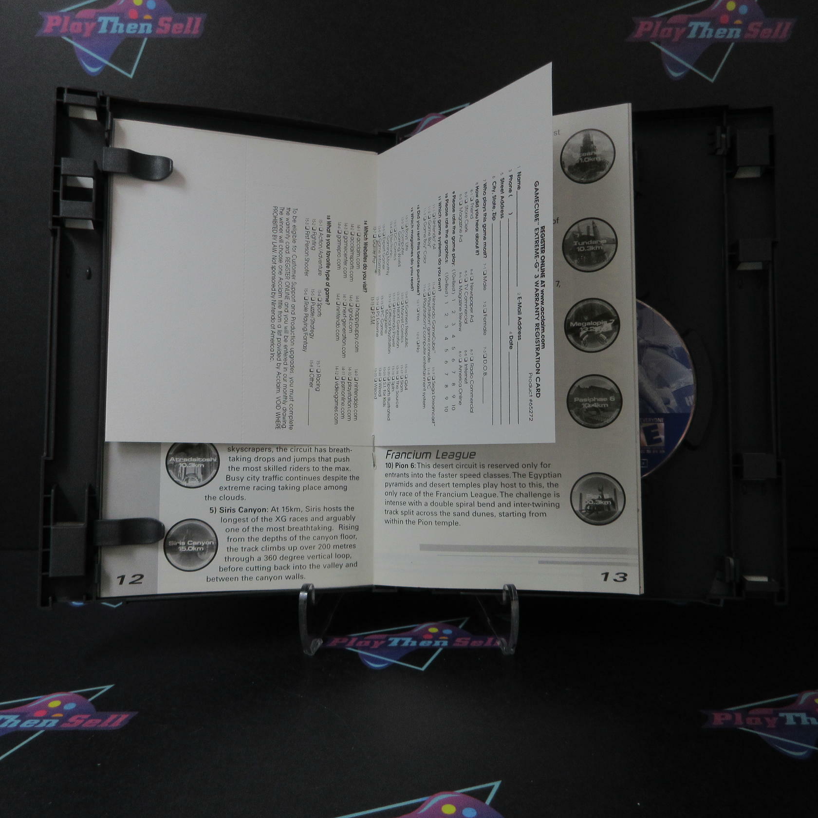 Extreme-G 3 Nintendo Gamecube + Reg Card - Like New