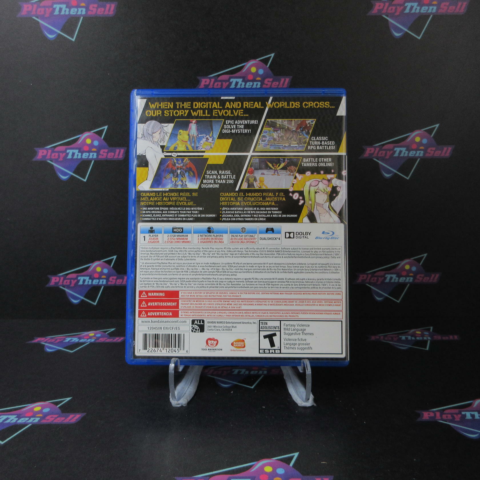 Digimon Story Cyber Sleuth PS4 PlayStation 4 - Like New