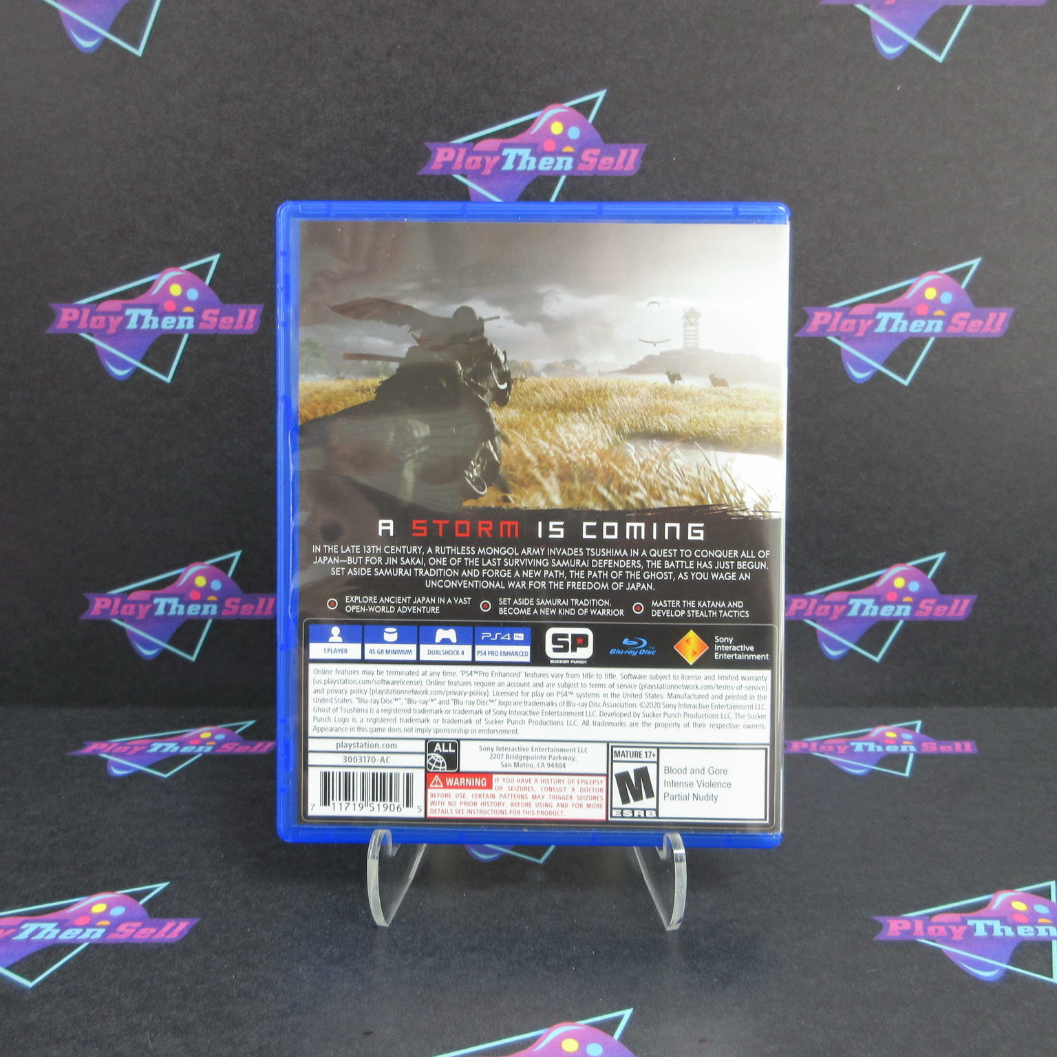 Ghost of Tsushima PS4 PlayStation 4 - Like New