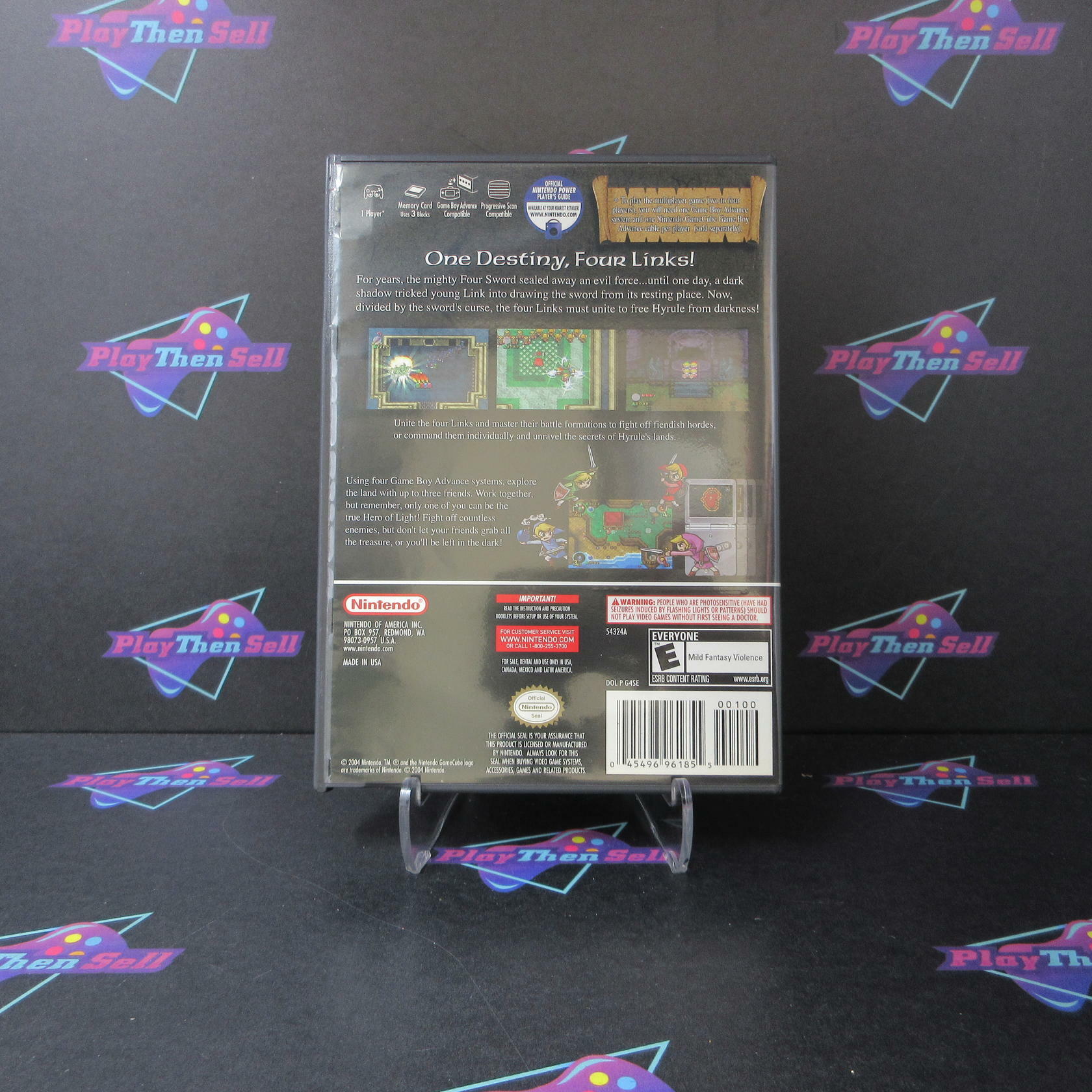 The Legend of Zelda Four Swords Adventures Nintendo Gamecube - Like New