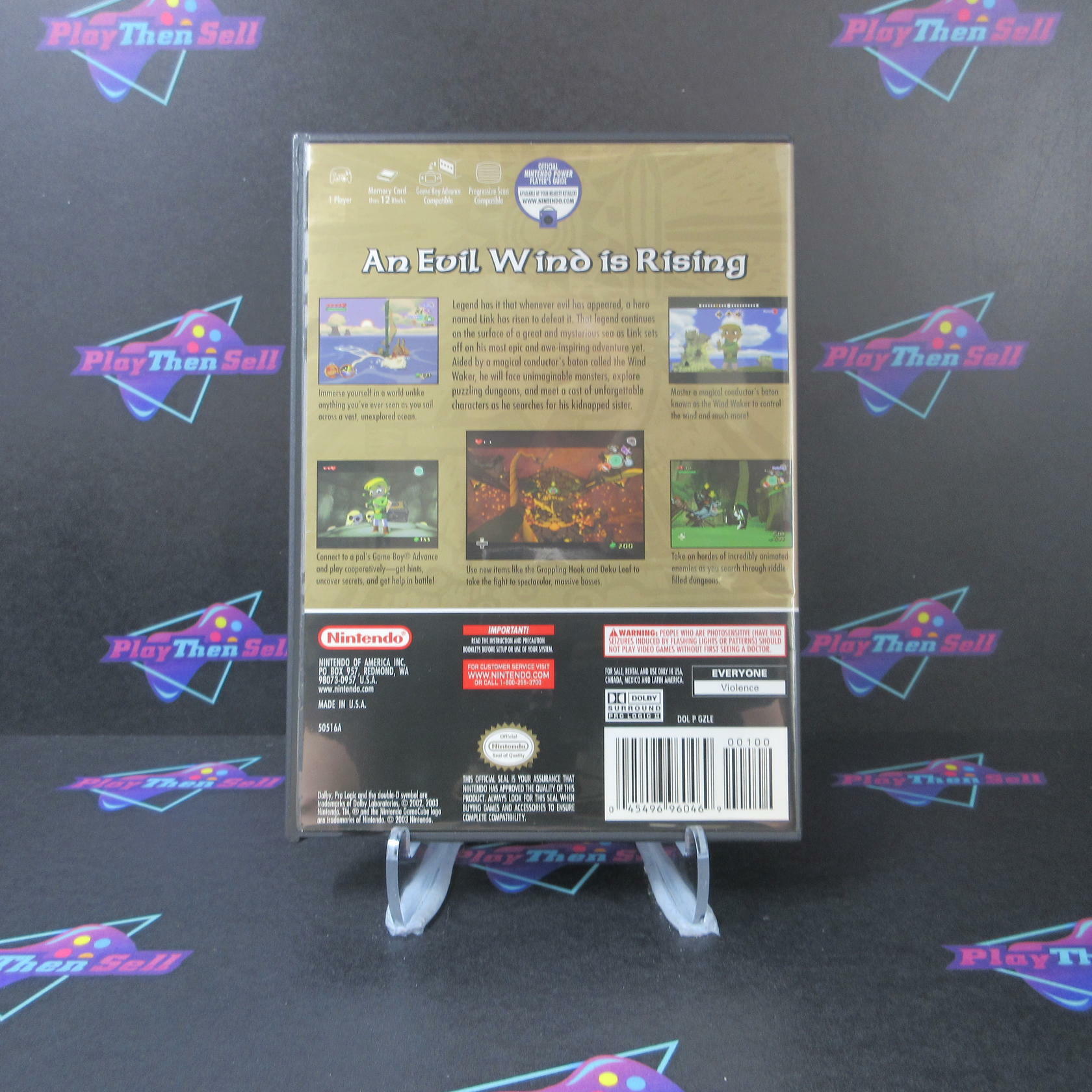 Legend of Zelda The Wind Waker Nintendo Gamecube - Like New