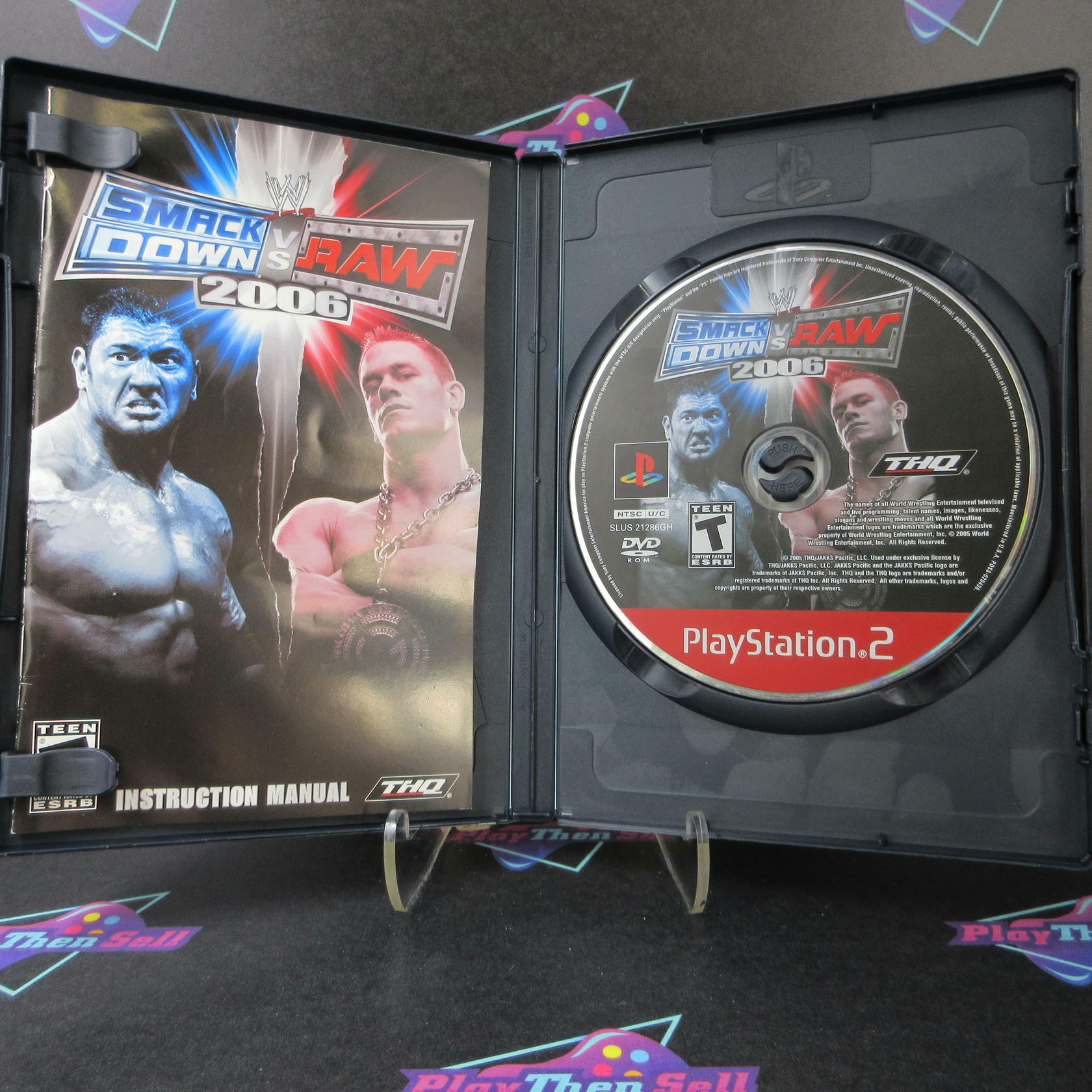 SmackDown Vs Raw 2006 PS2 PlayStation 2 GH - Like New