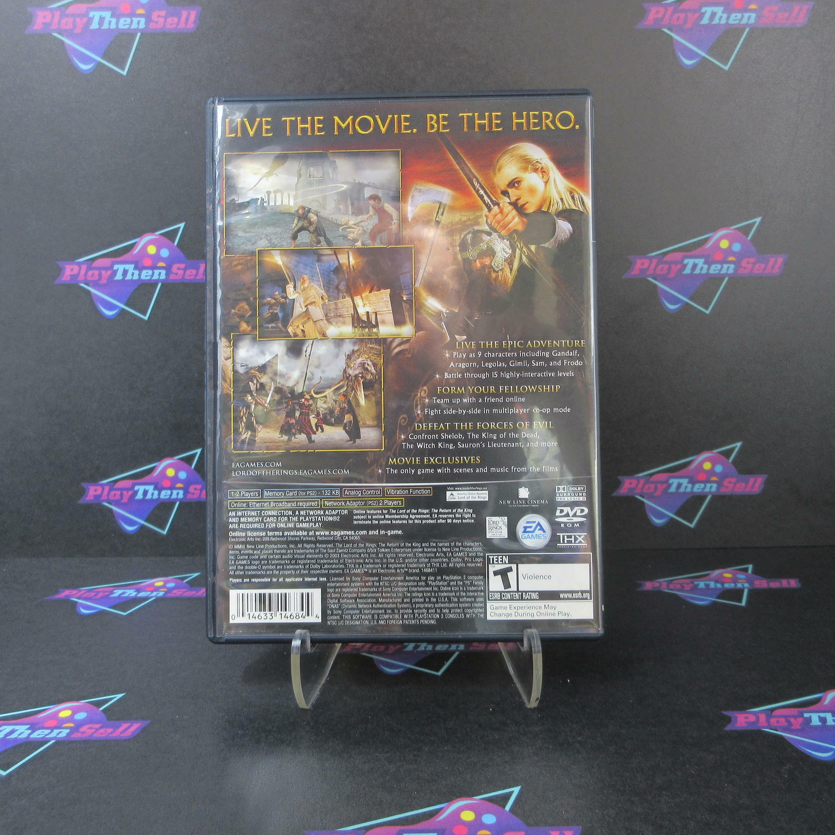 Lord of the Rings Return of the King PS2 PlayStation 2 - Like New