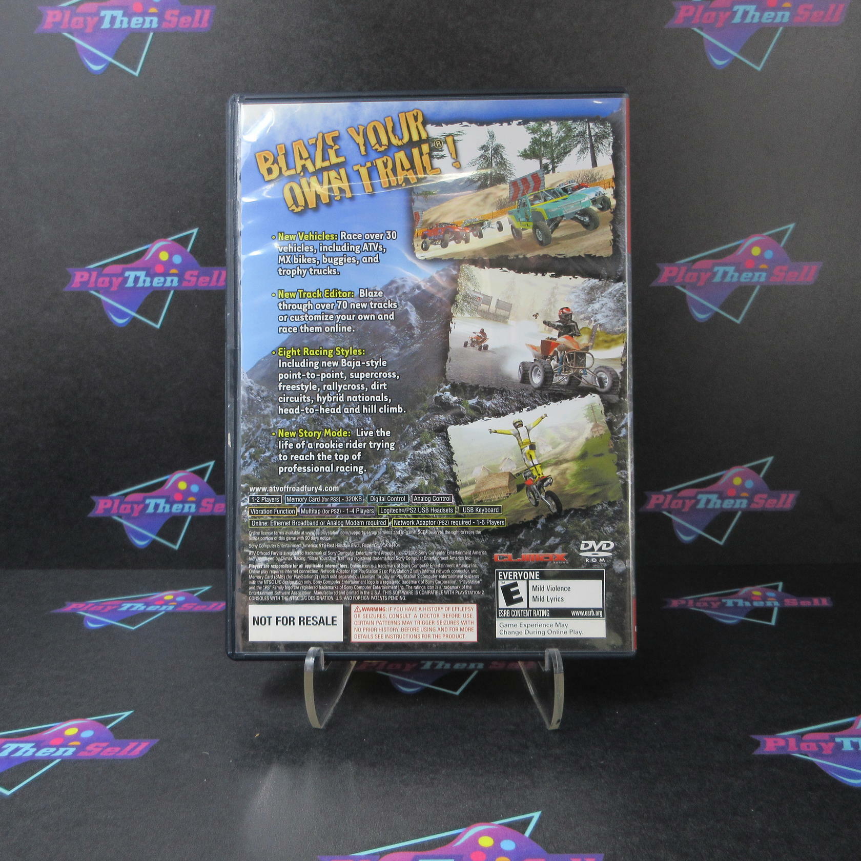 ATV Offroad Fury 4 Greatest Hits PS2 PlayStation 2 + Reg Card - Like New