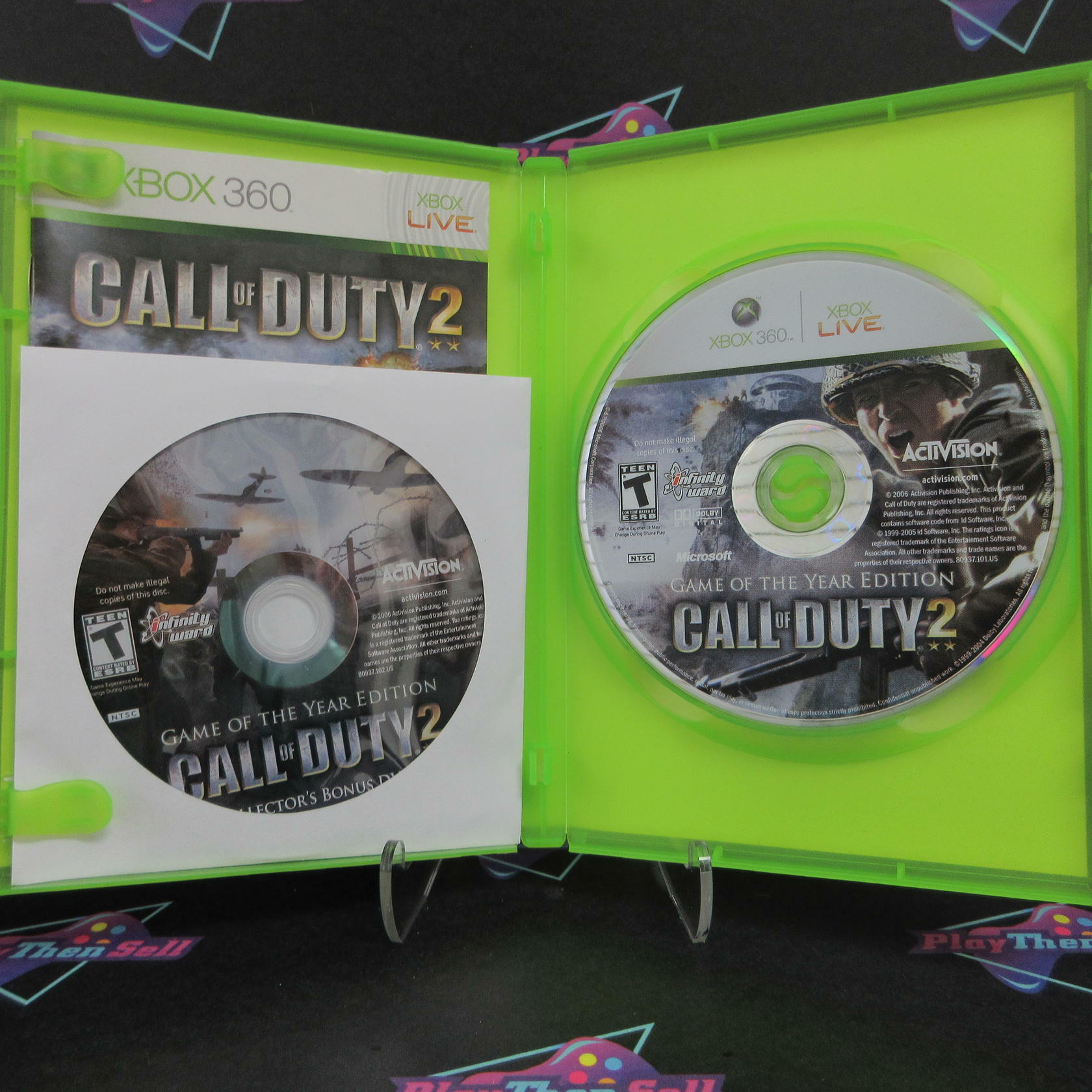 Call of Duty 2 GOTY Edition Xbox 360 + Bonus DVD - Like New