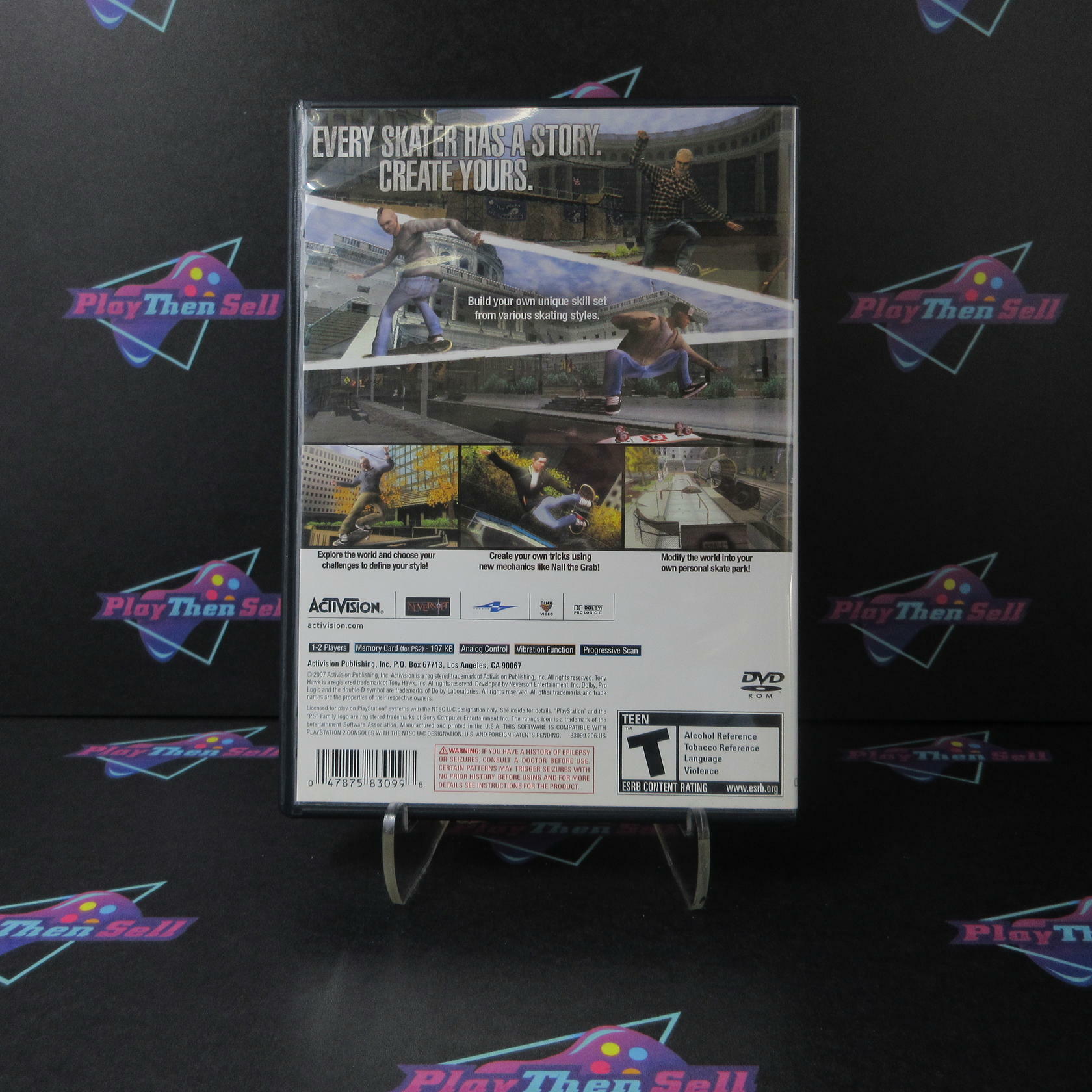 Tony Hawk's Proving Ground PS2 PlayStation 2 - Like New