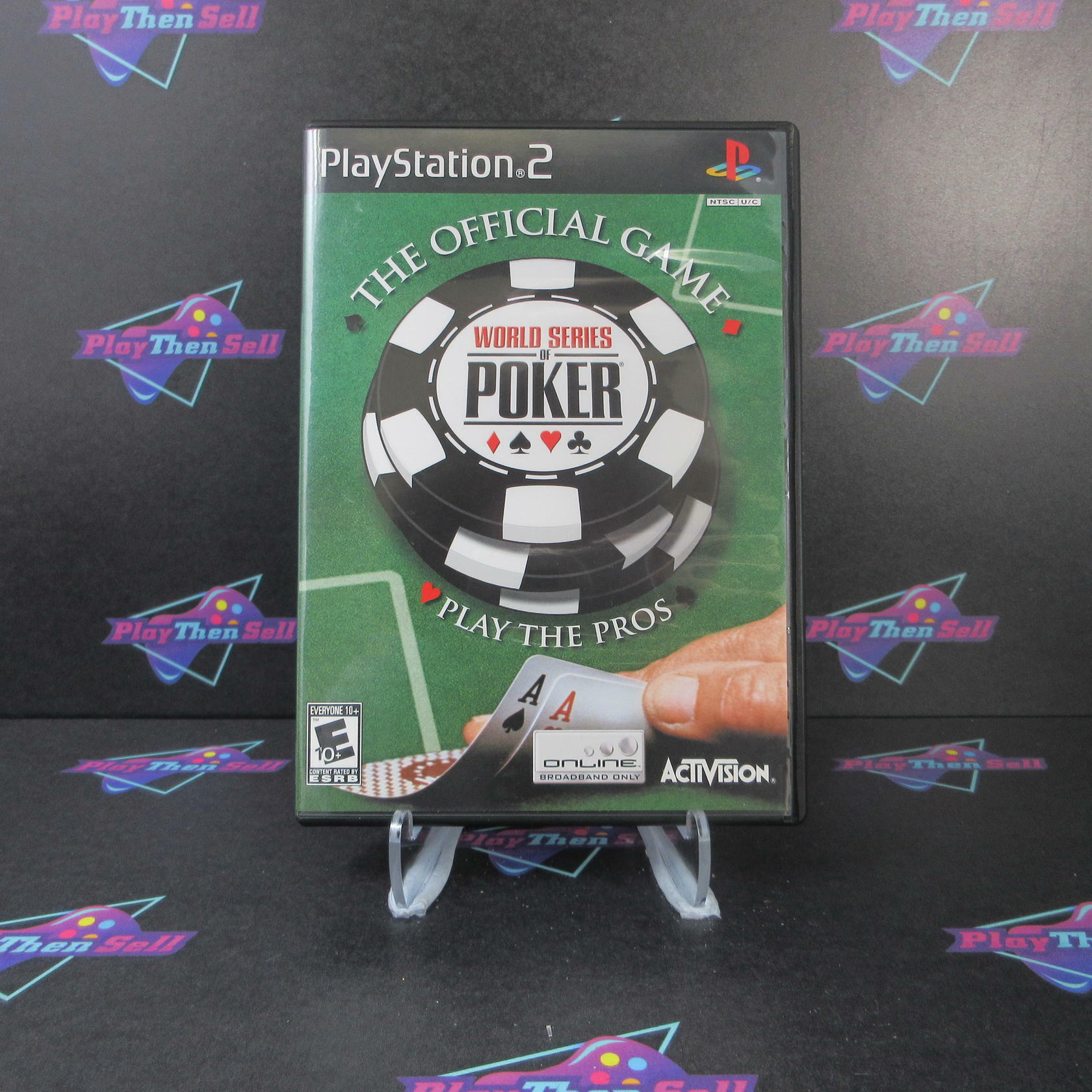 World Series of Poker PS2 PlayStation 2 + Reg Card - Like New