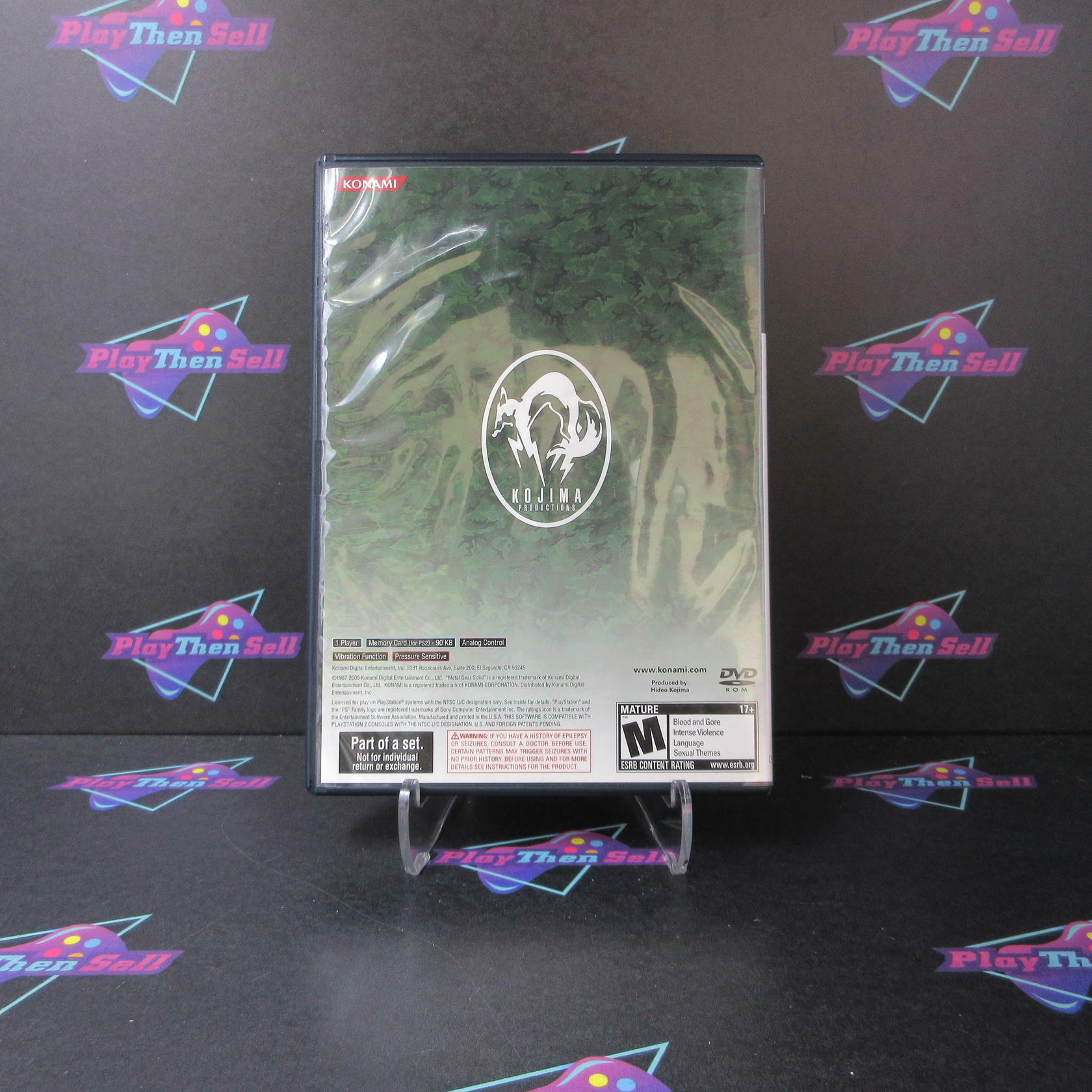 Metal Gear Solid 3 PS2 PlayStation 2 Essential - Like New