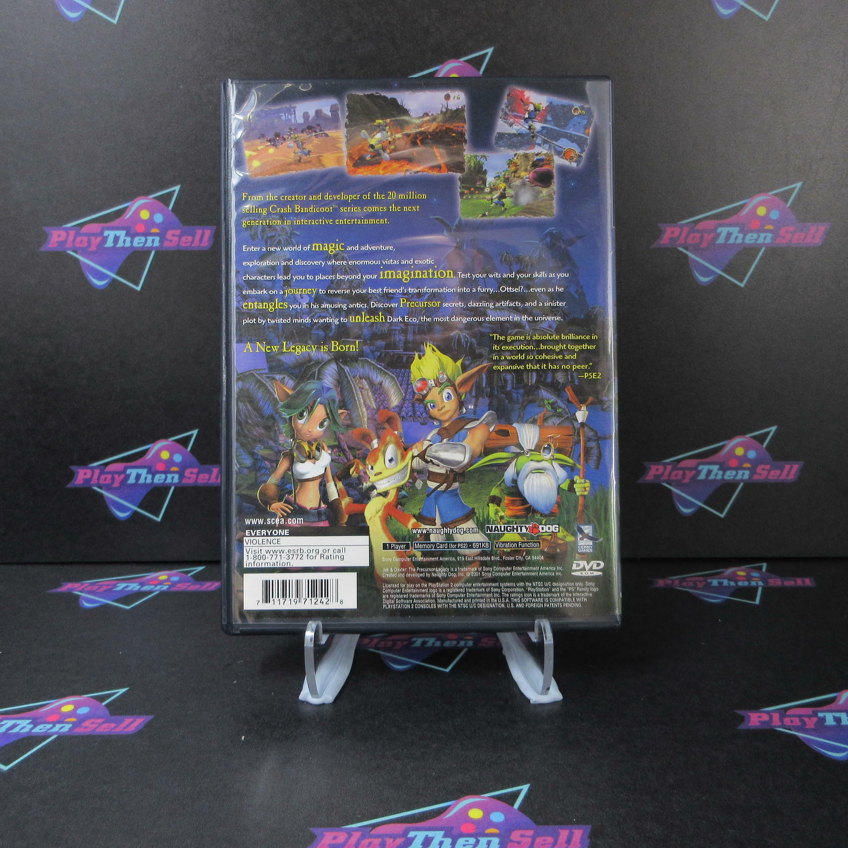 Jak and Daxter The Precursor Legacy PS2 PlayStation 2 - Like New